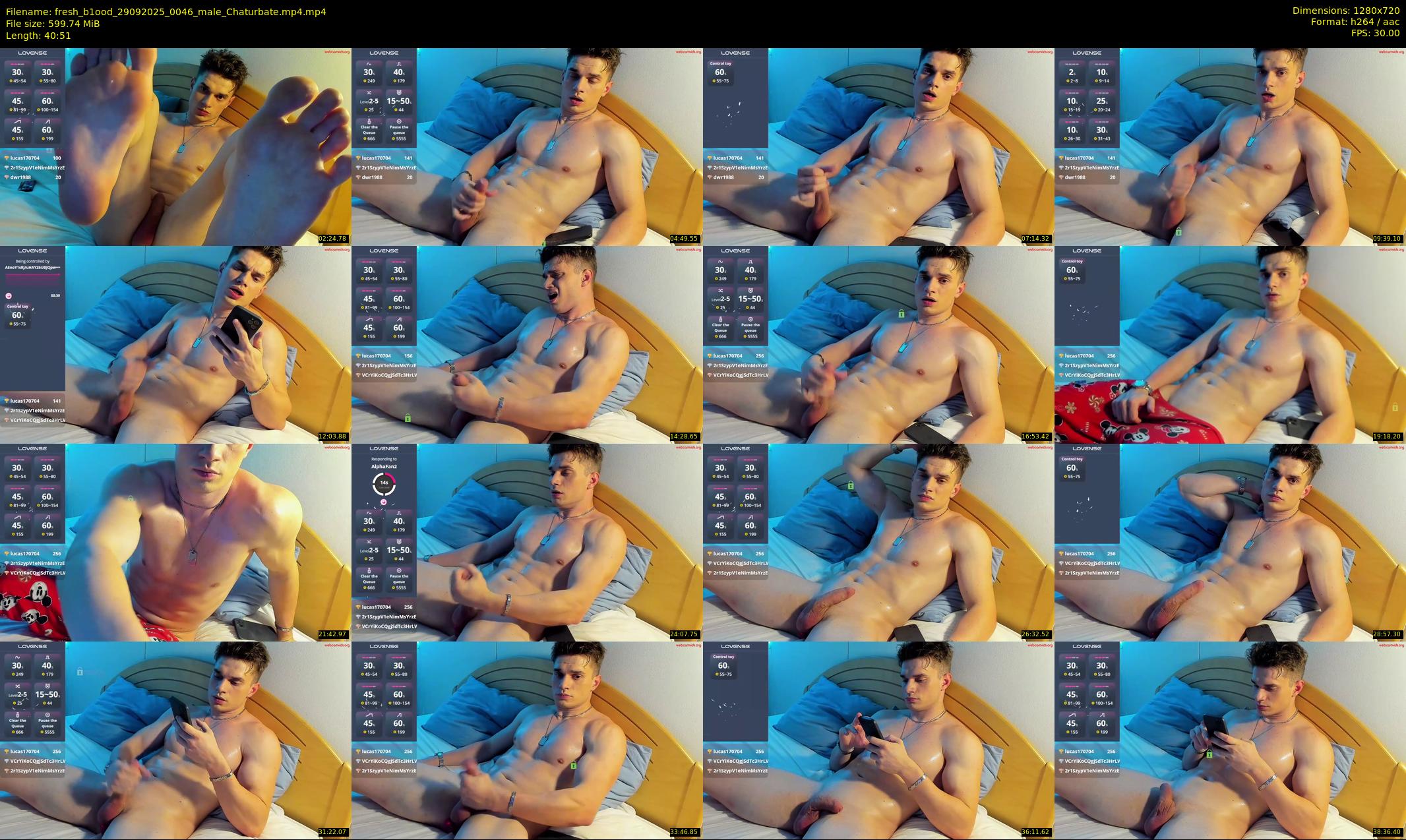 fresh_b1ood — 41 minute Chaturbate male cam show recording, 720p, Sep 29, 2025