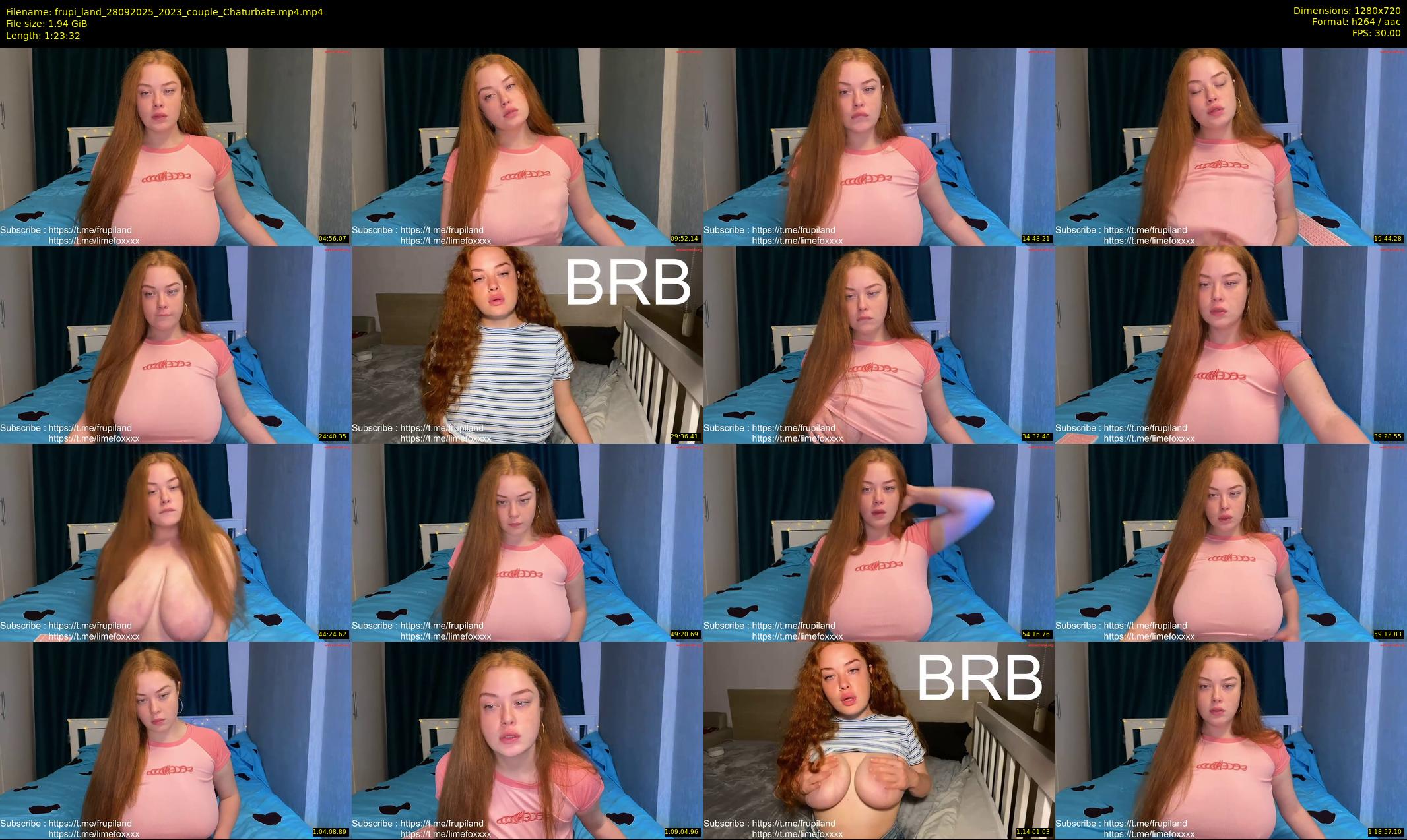 frupi_land — 84 minute Chaturbate couple cam show recording, 720p, Sep 28, 2025