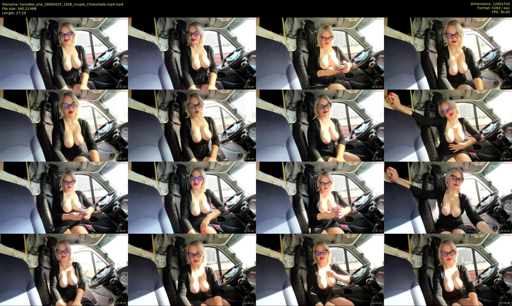 fuckable_one — 28 minute Chaturbate couple cam show recording, 720p, Sep 28, 2025