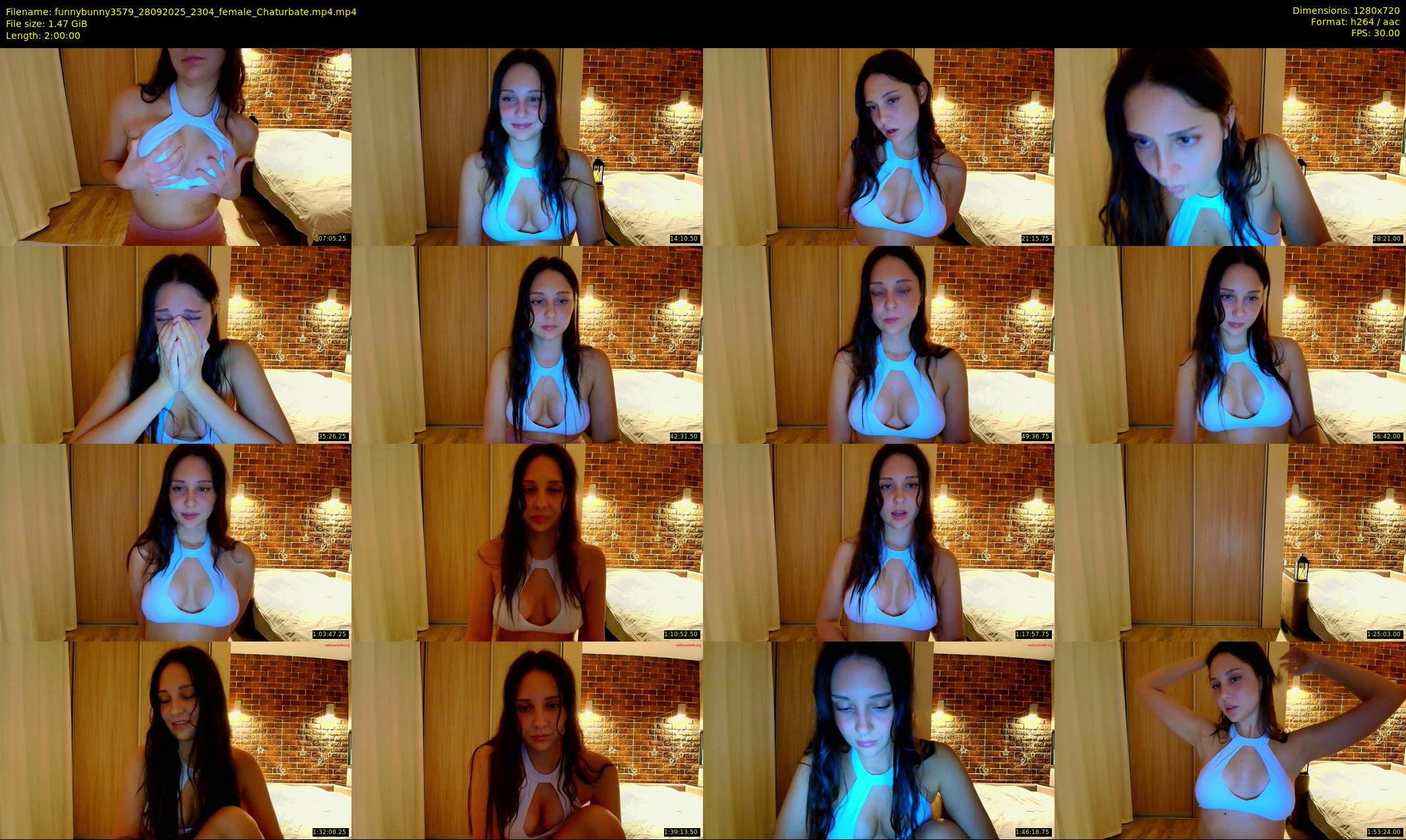 funnybunny3579 — 120 minute Chaturbate female cam show recording, 720p, Sep 28, 2025