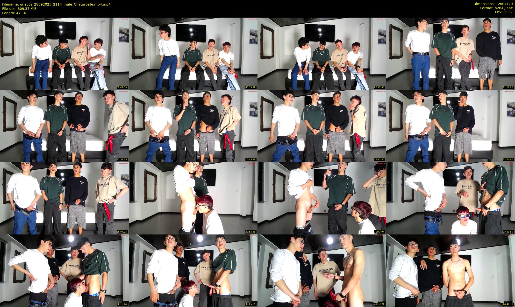 gnecos — 48 minute Chaturbate male cam show recording, 720p, Sep 28, 2025