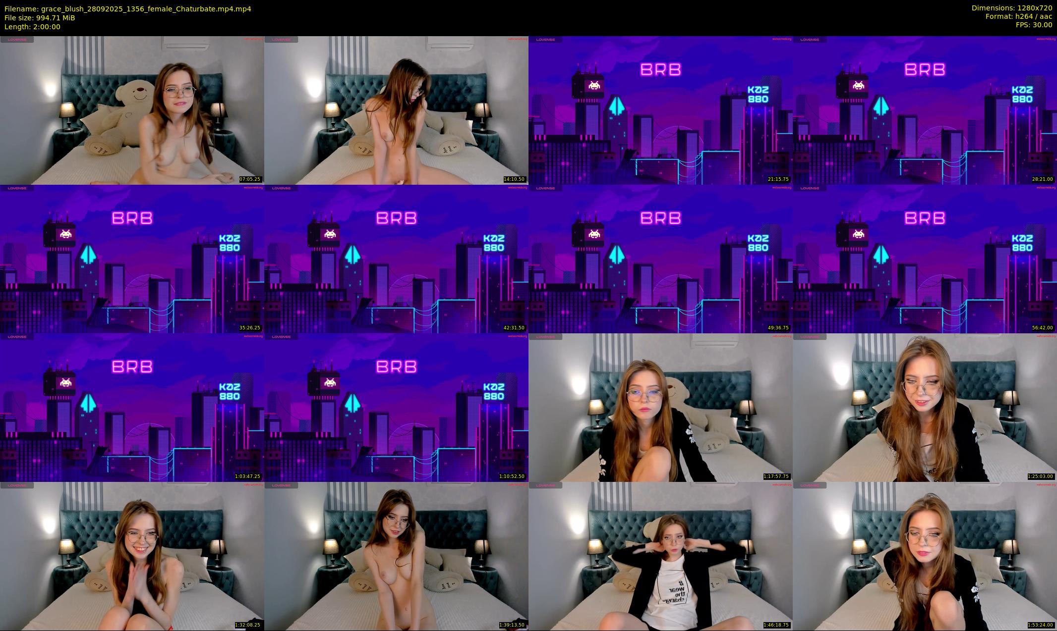 grace_blush — 120 minute Chaturbate female cam show recording, 720p, Sep 28, 2025