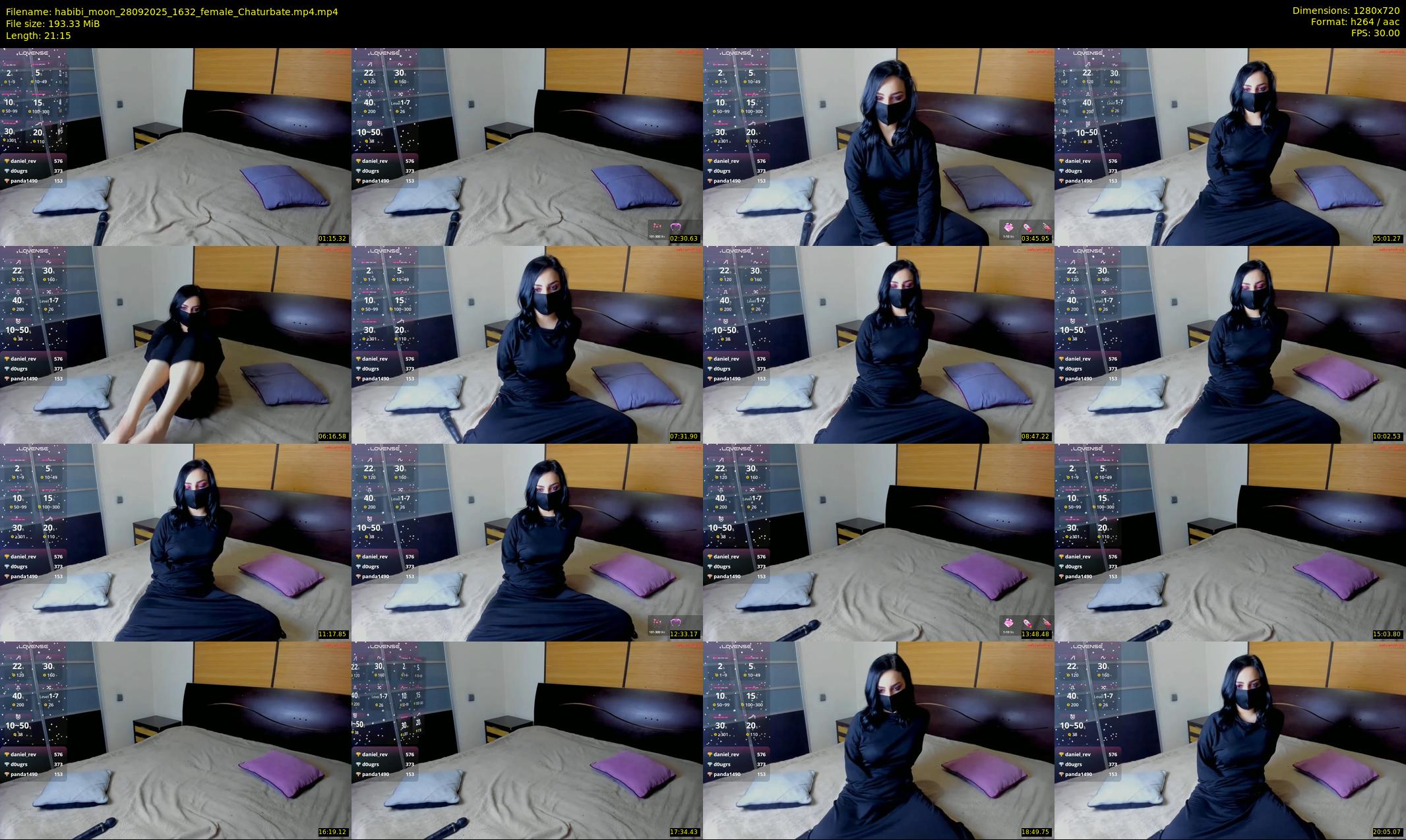 habibi_moon — 22 minute Chaturbate female cam show recording, 720p, Sep 28, 2025