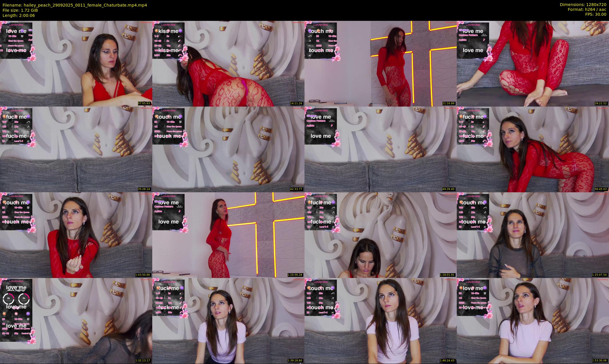 hailey_peach — 121 minute Chaturbate female cam show recording, 720p, Sep 29, 2025