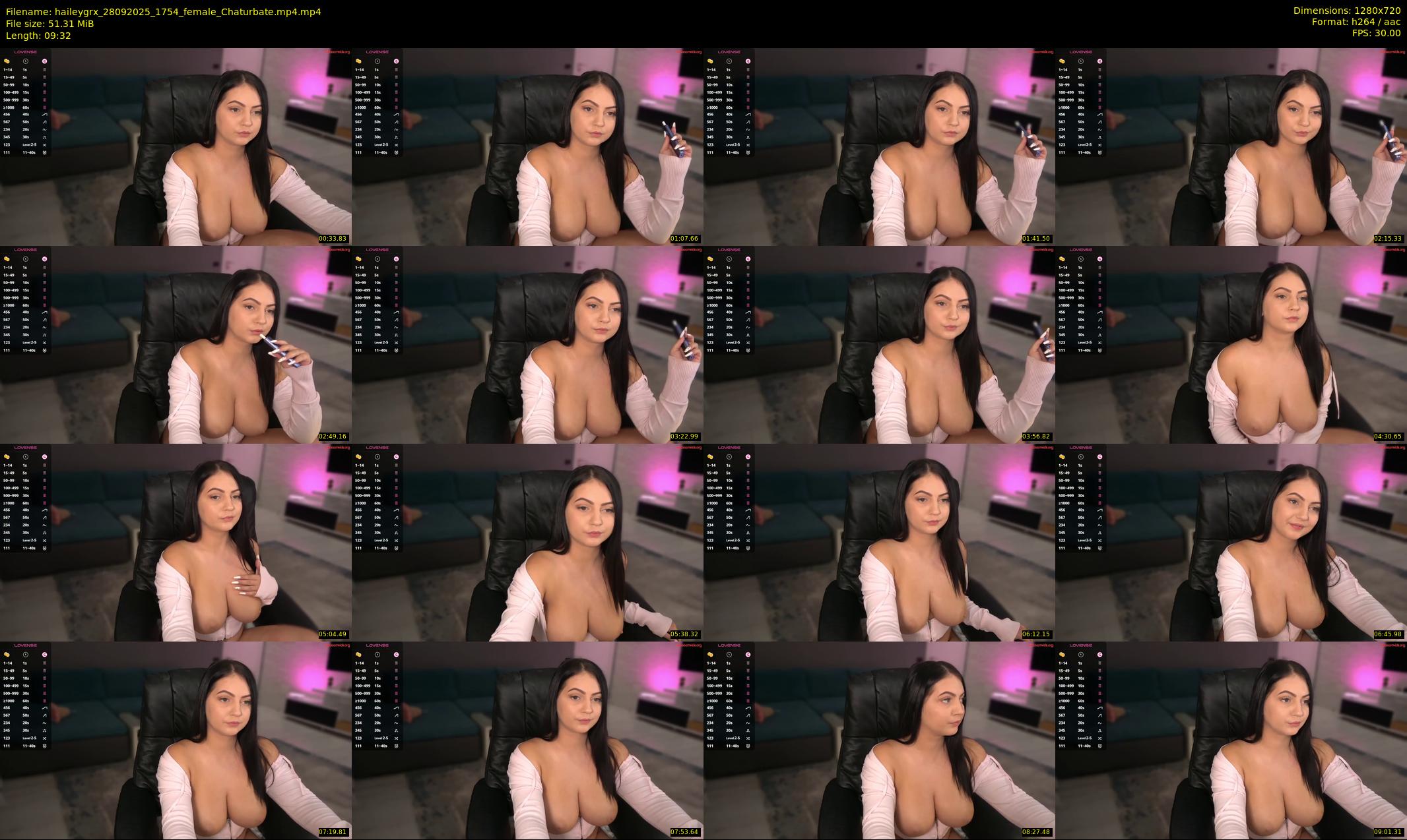 haileygrx — 10 minute Chaturbate female cam show recording, 720p, Sep 28, 2025