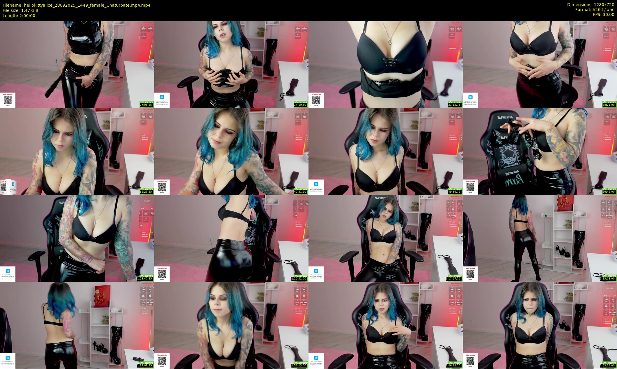 hellokittyalice — 120 minute Chaturbate female cam show recording, 720p, Sep 28, 2025