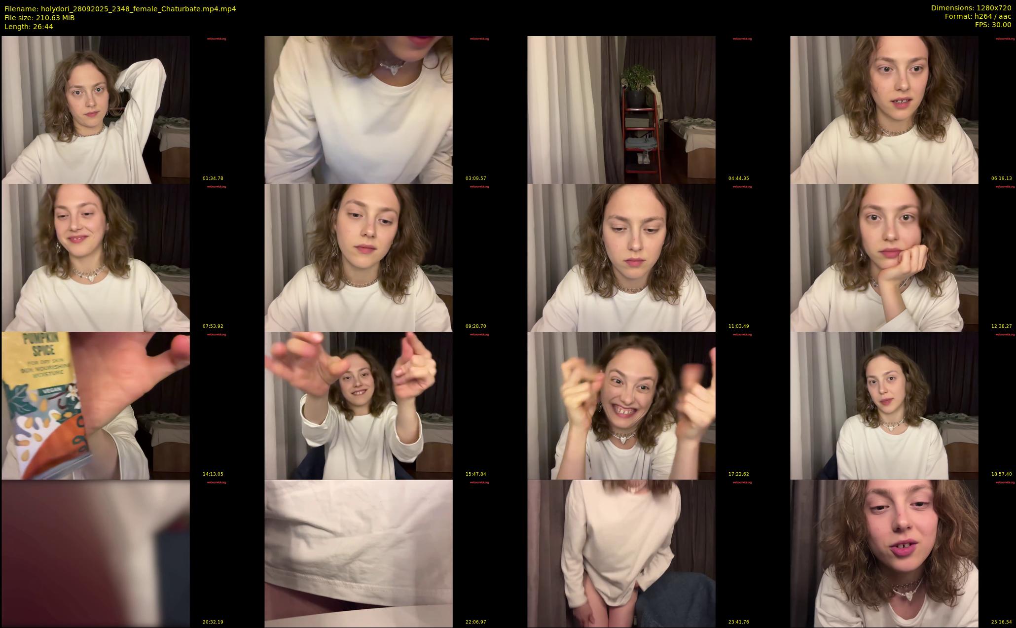 holydori — 27 minute Chaturbate female cam show recording, 720p, Sep 28, 2025