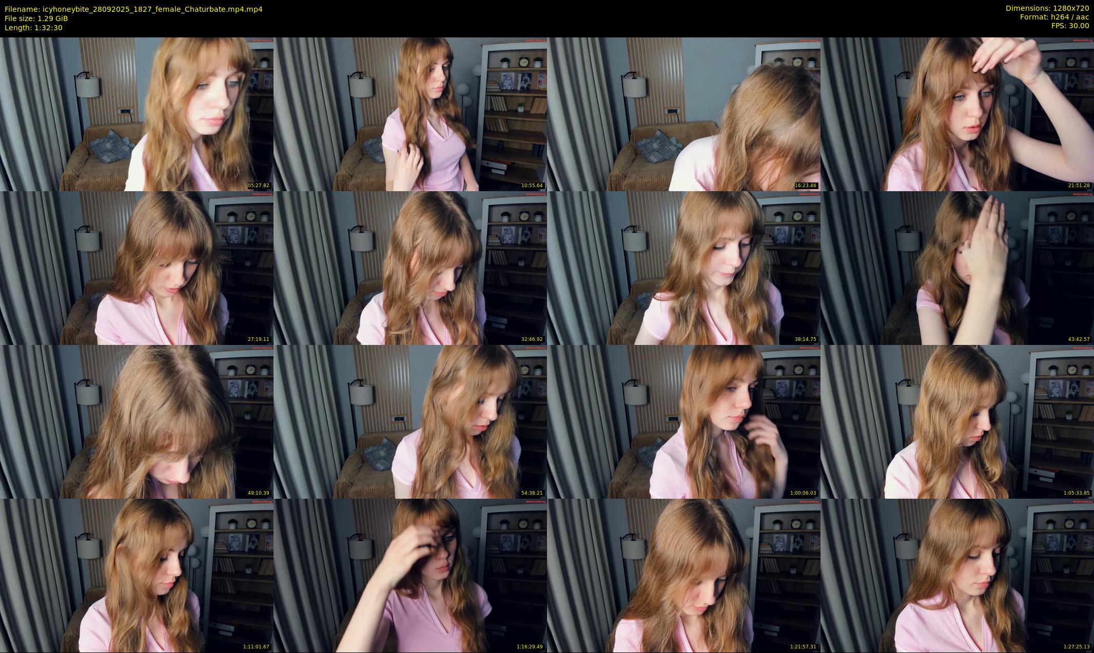icyhoneybite — 93 minute Chaturbate female cam show recording, 720p, Sep 28, 2025