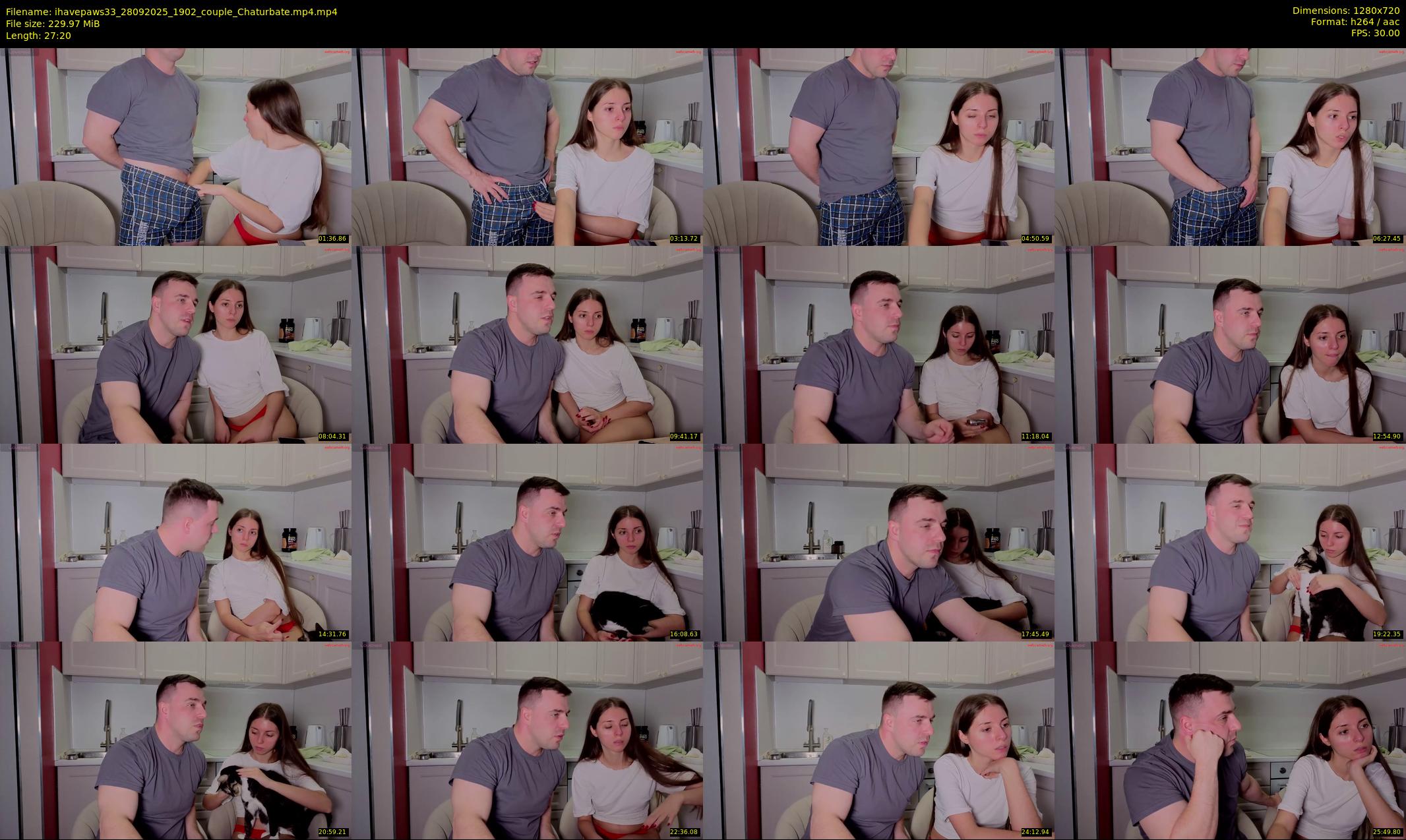ihavepaws33 — 28 minute Chaturbate couple cam show recording, 720p, Sep 28, 2025