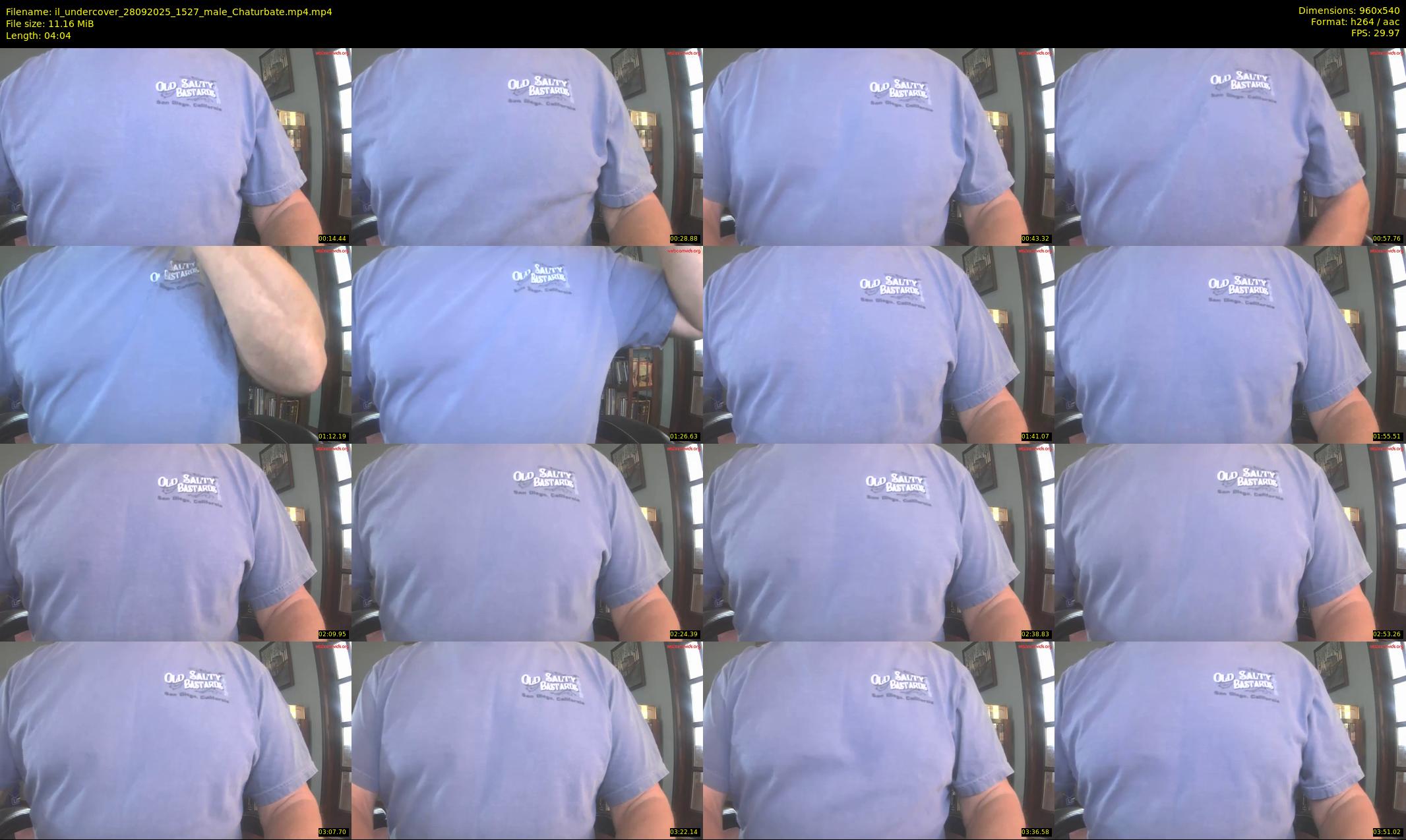 il_undercover — 5 minute Chaturbate male cam show recording, 480p, Sep 28, 2025