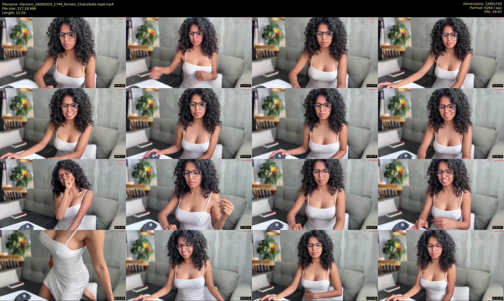 illaroom — 13 minute Chaturbate female cam show recording, 720p, Sep 28, 2025