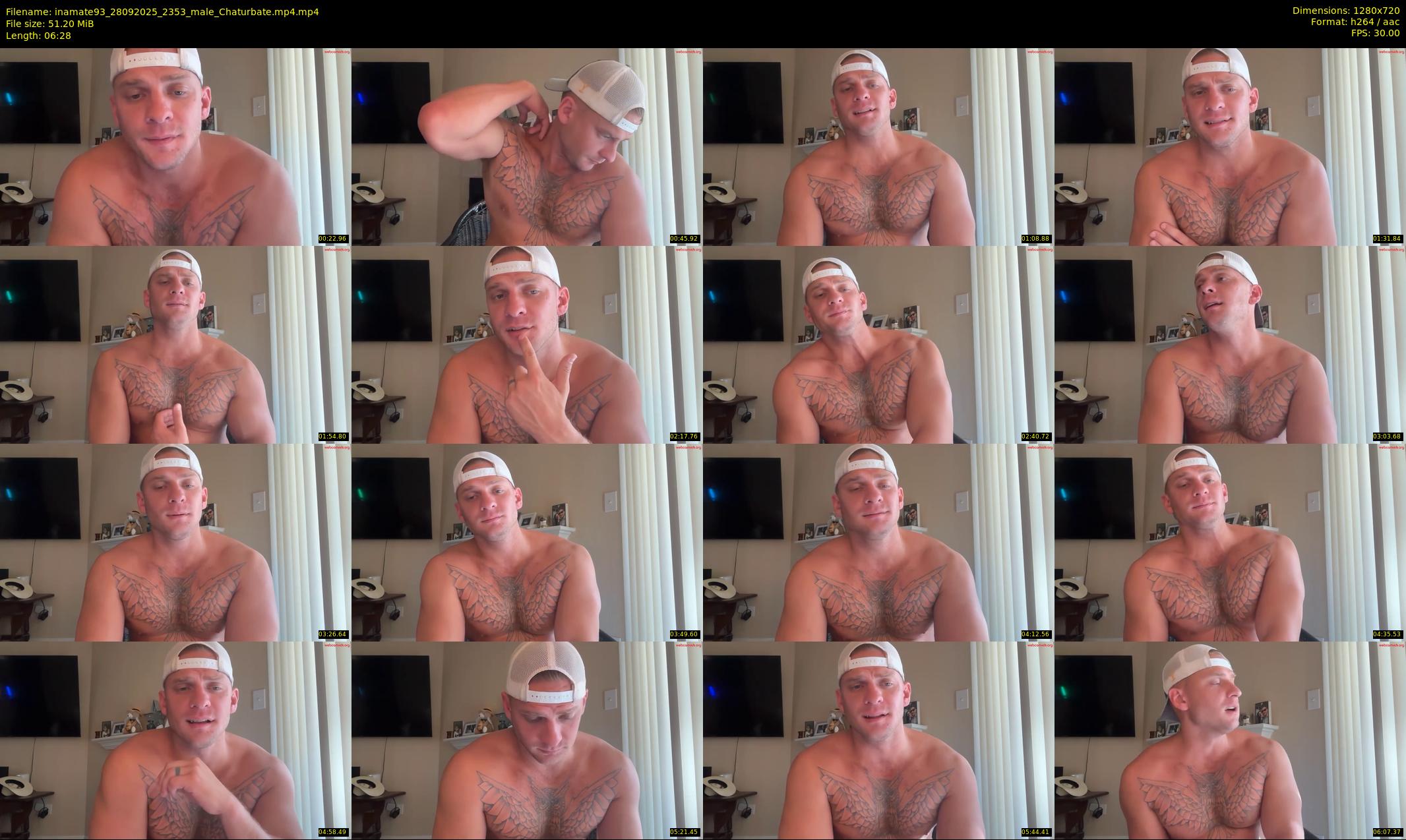 inamate93 — 7 minute Chaturbate male cam show recording, 720p, Sep 28, 2025