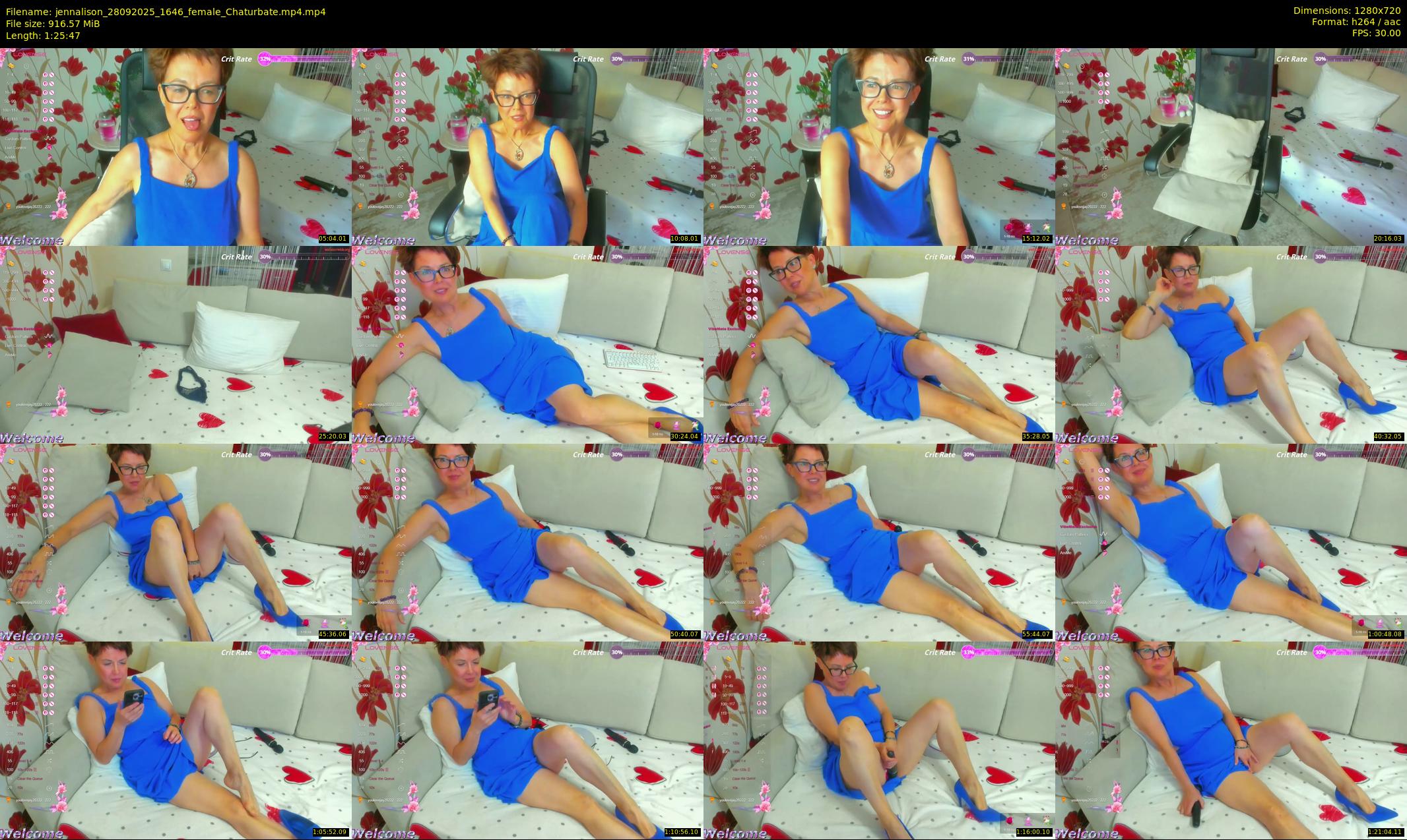jennalison — 86 minute Chaturbate female cam show recording, 720p, Sep 28, 2025