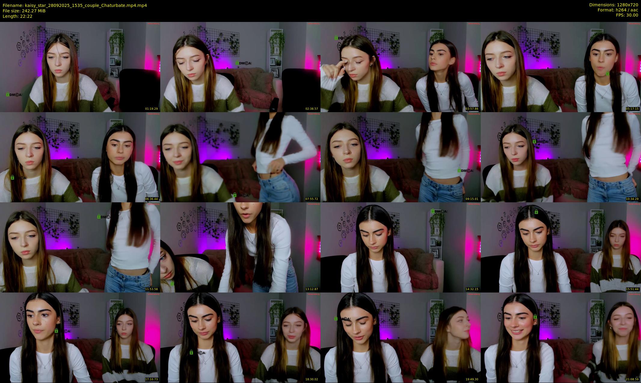 kaisy_star — 23 minute Chaturbate female cam show recording, 720p, Sep 28, 2025