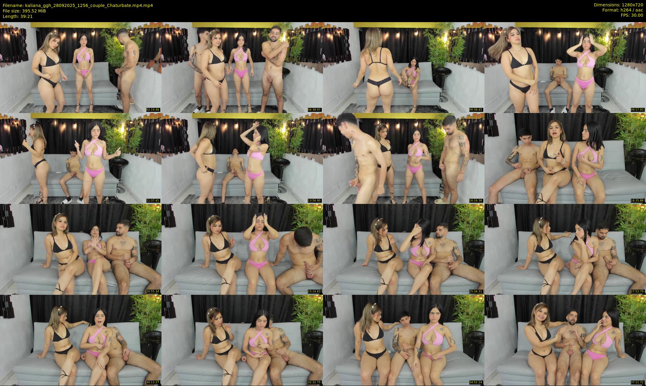 kaliana_ggh — 40 minute Chaturbate couple cam show recording, 720p, Sep 28, 2025