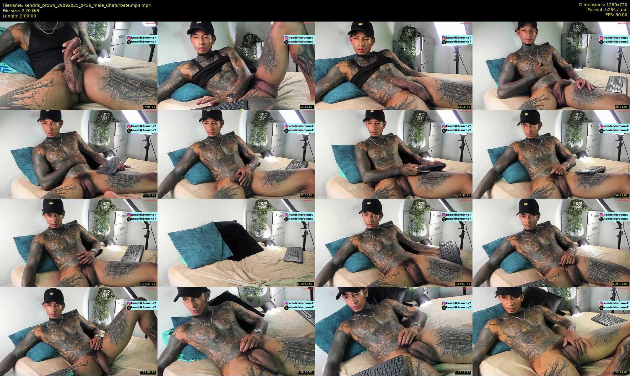kendrik_brown — 120 minute Chaturbate male cam show recording, 720p, Sep 29, 2025