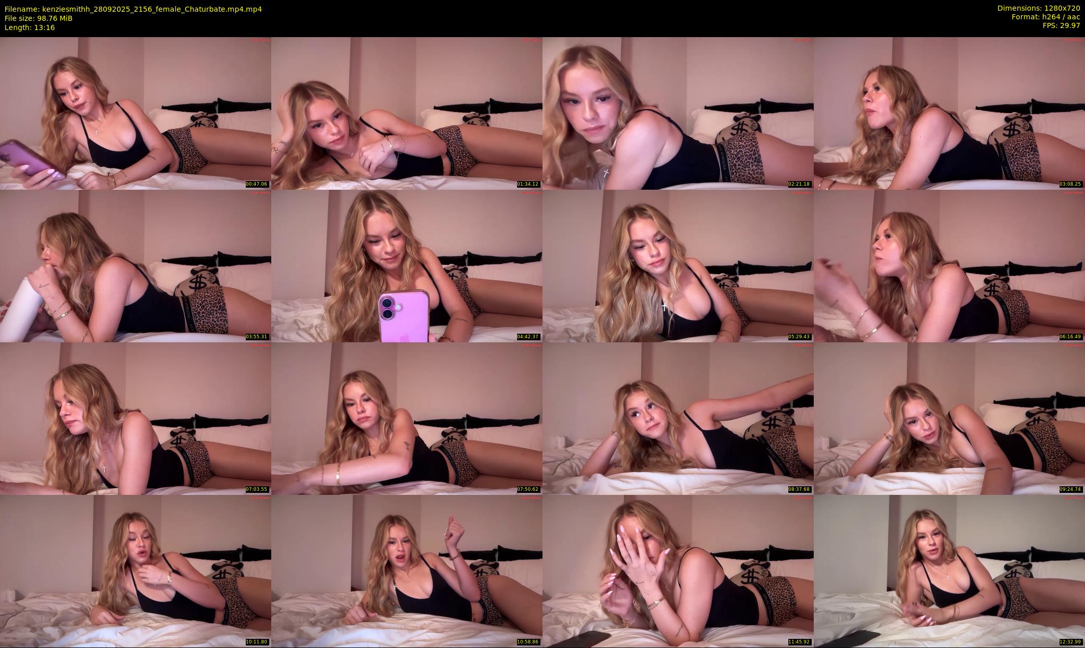 kenziesmithh — 14 minute Chaturbate female cam show recording, 720p, Sep 28, 2025