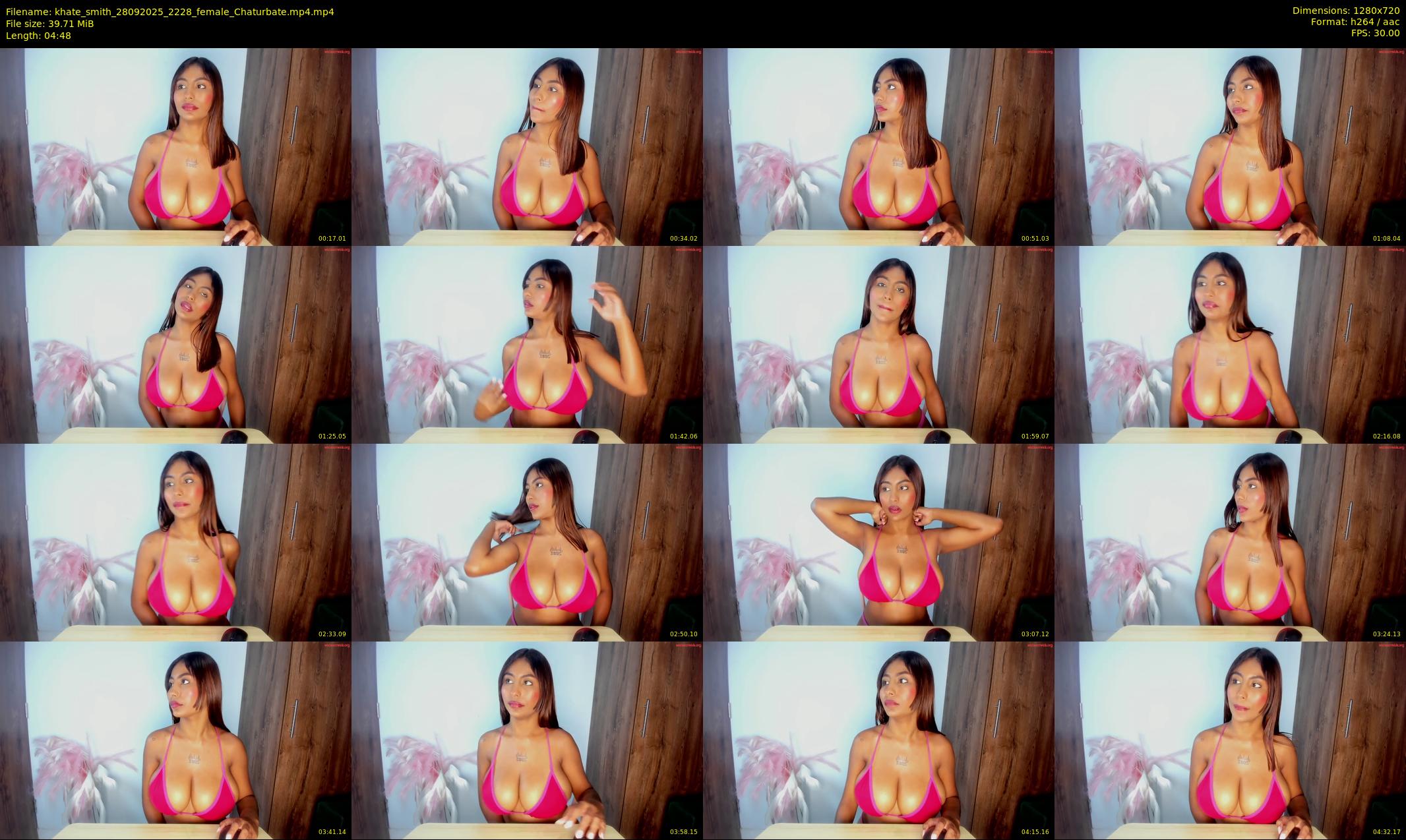 khate_smith — 5 minute Chaturbate female cam show recording, 720p, Sep 28, 2025