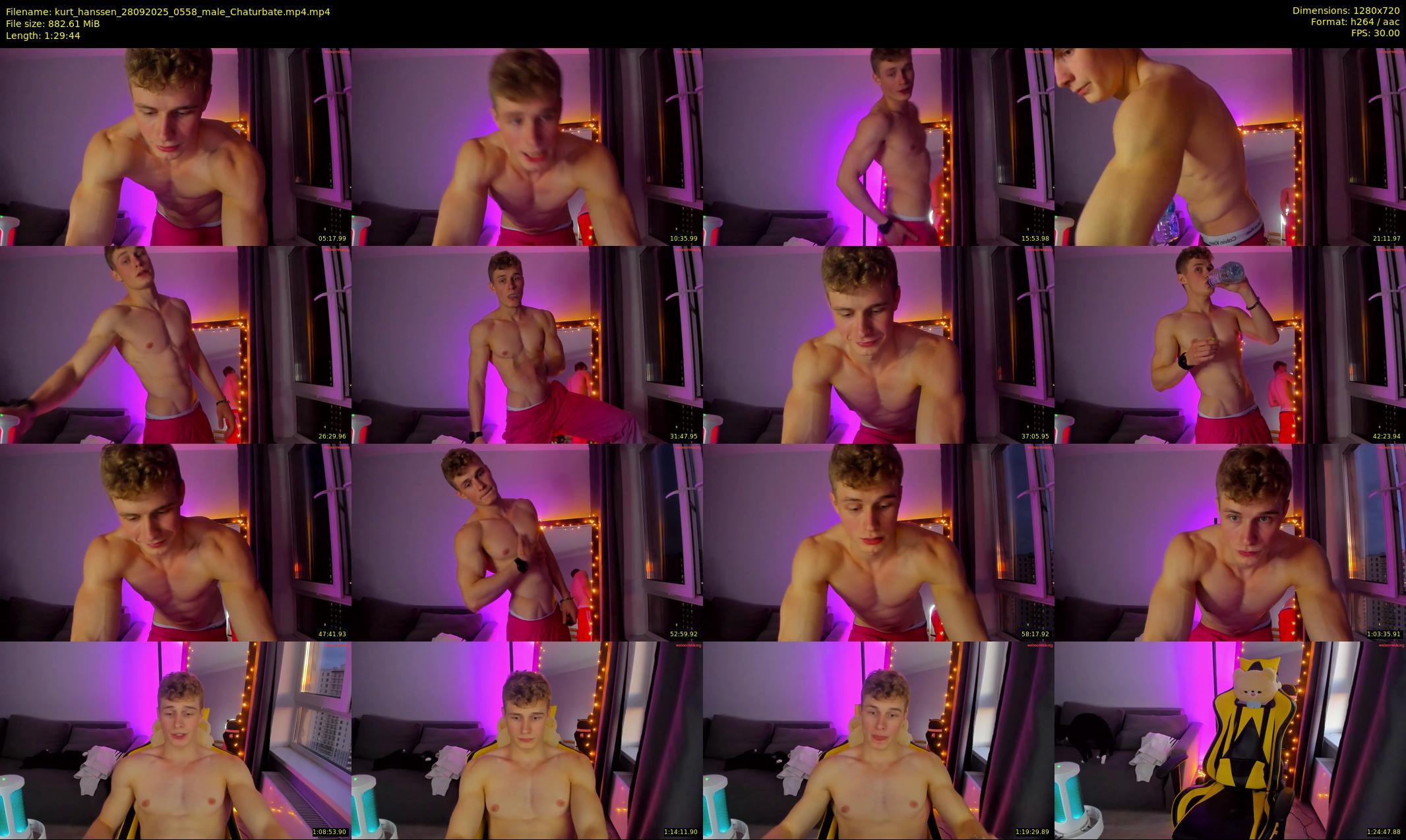 kurt_hanssen — 90 minute Chaturbate male cam show recording, 720p, Sep 28, 2025