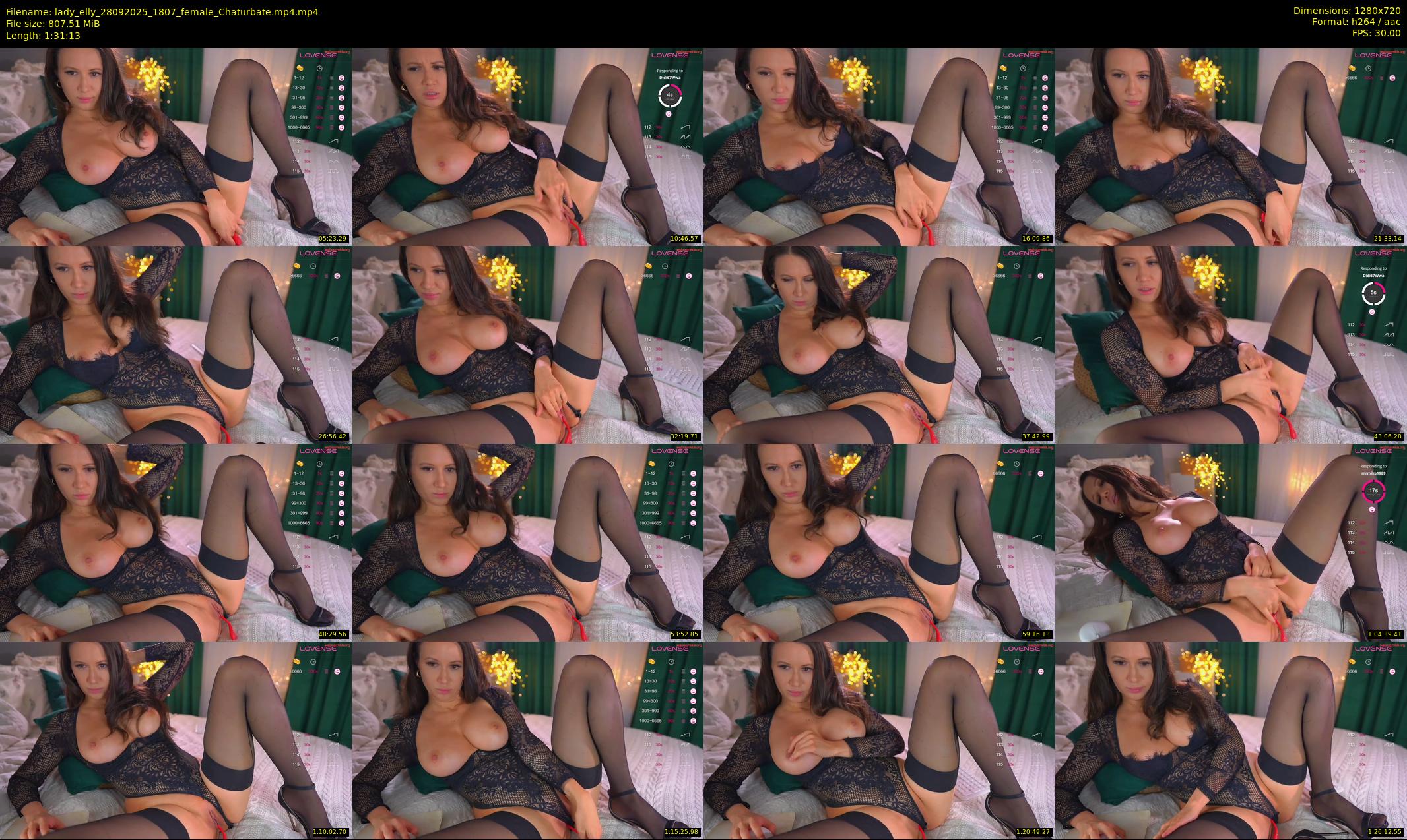lady_elly — 92 minute Chaturbate female cam show recording, 720p, Sep 28, 2025