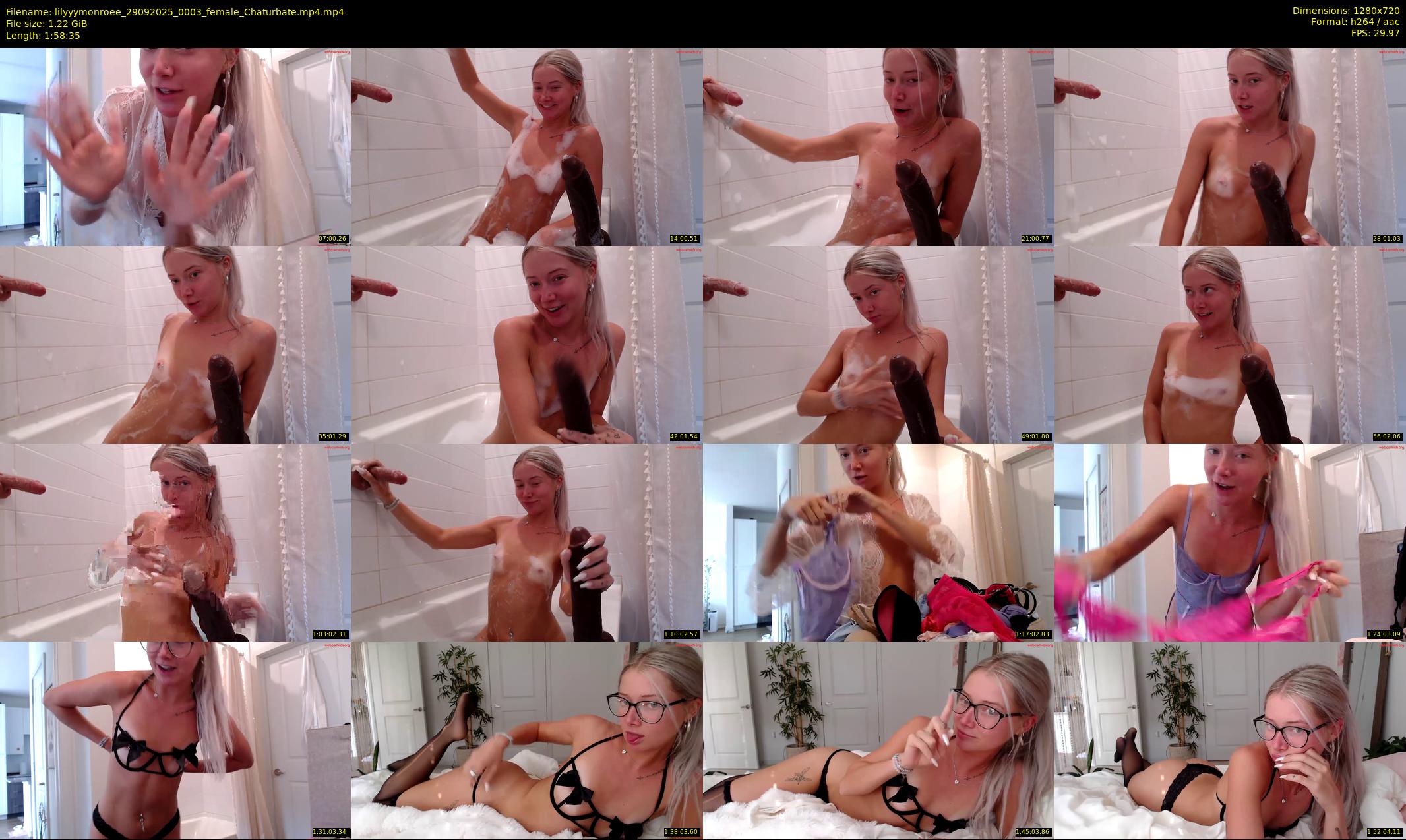 lilyyymonroee — 119 minute Chaturbate female cam show recording, 720p, Sep 29, 2025