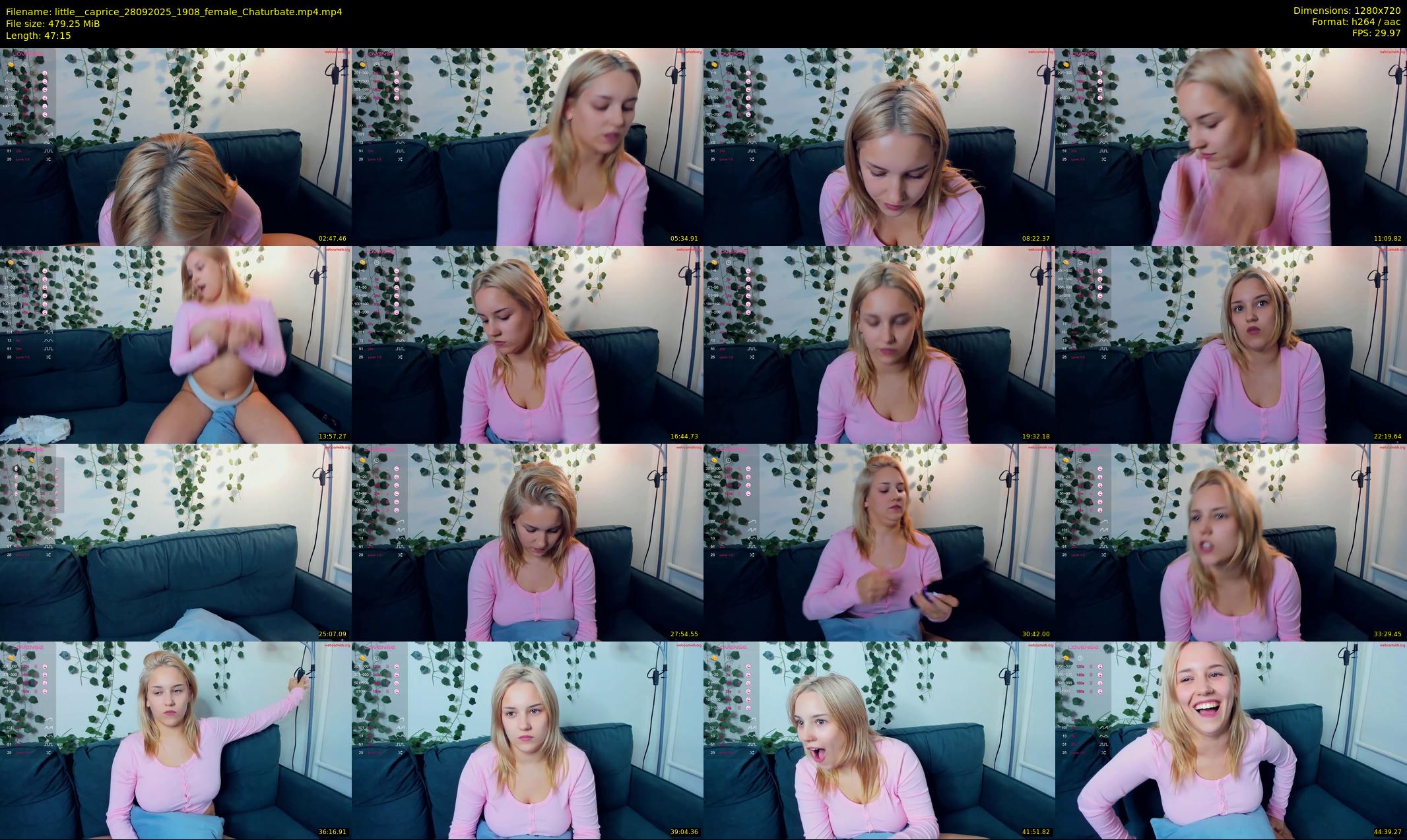 little__caprice — 48 minute Chaturbate female cam show recording, 720p, Sep 28, 2025