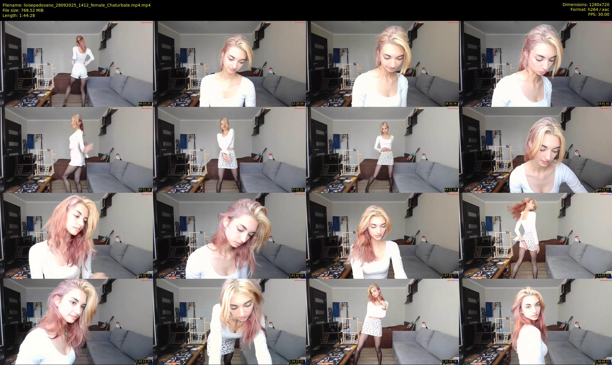 loisepadovano — 105 minute Chaturbate female cam show recording, 720p, Sep 28, 2025