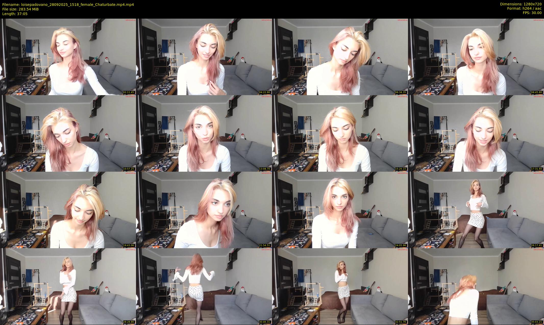 loisepadovano — 38 minute Chaturbate female cam show recording, 720p, Sep 28, 2025