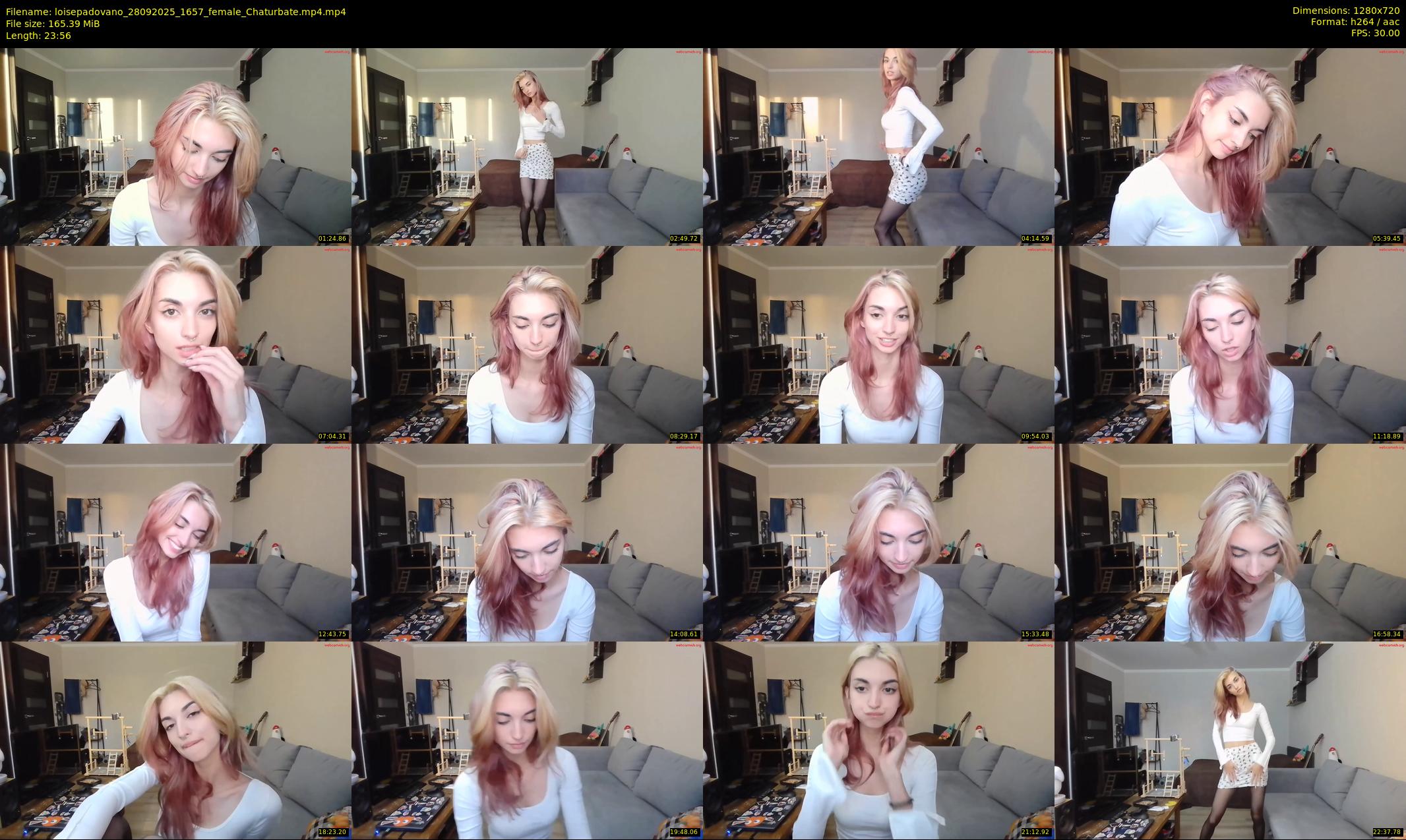 loisepadovano — 24 minute Chaturbate female cam show recording, 720p, Sep 28, 2025