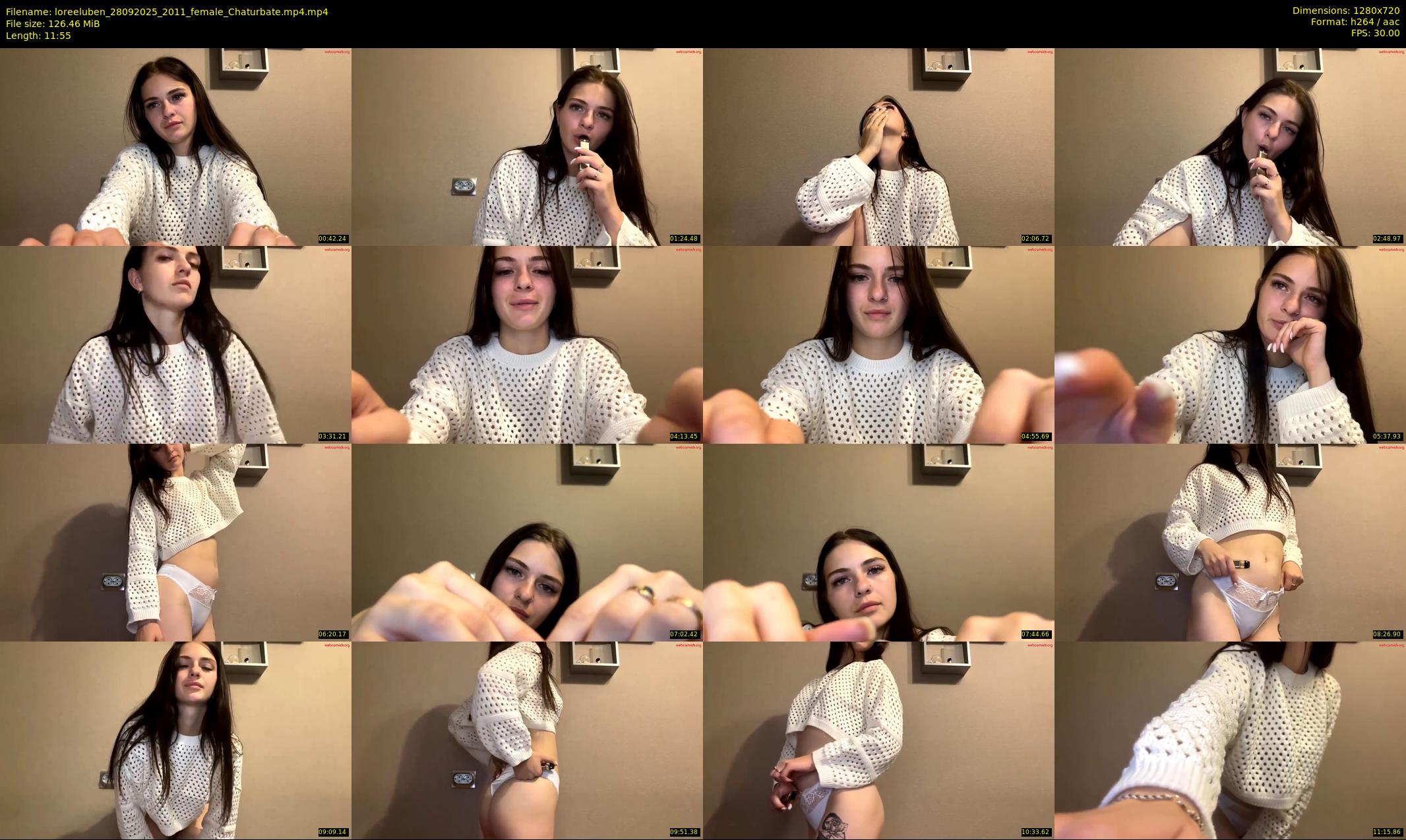 loreeluben — 12 minute Chaturbate female cam show recording, 720p, Sep 28, 2025