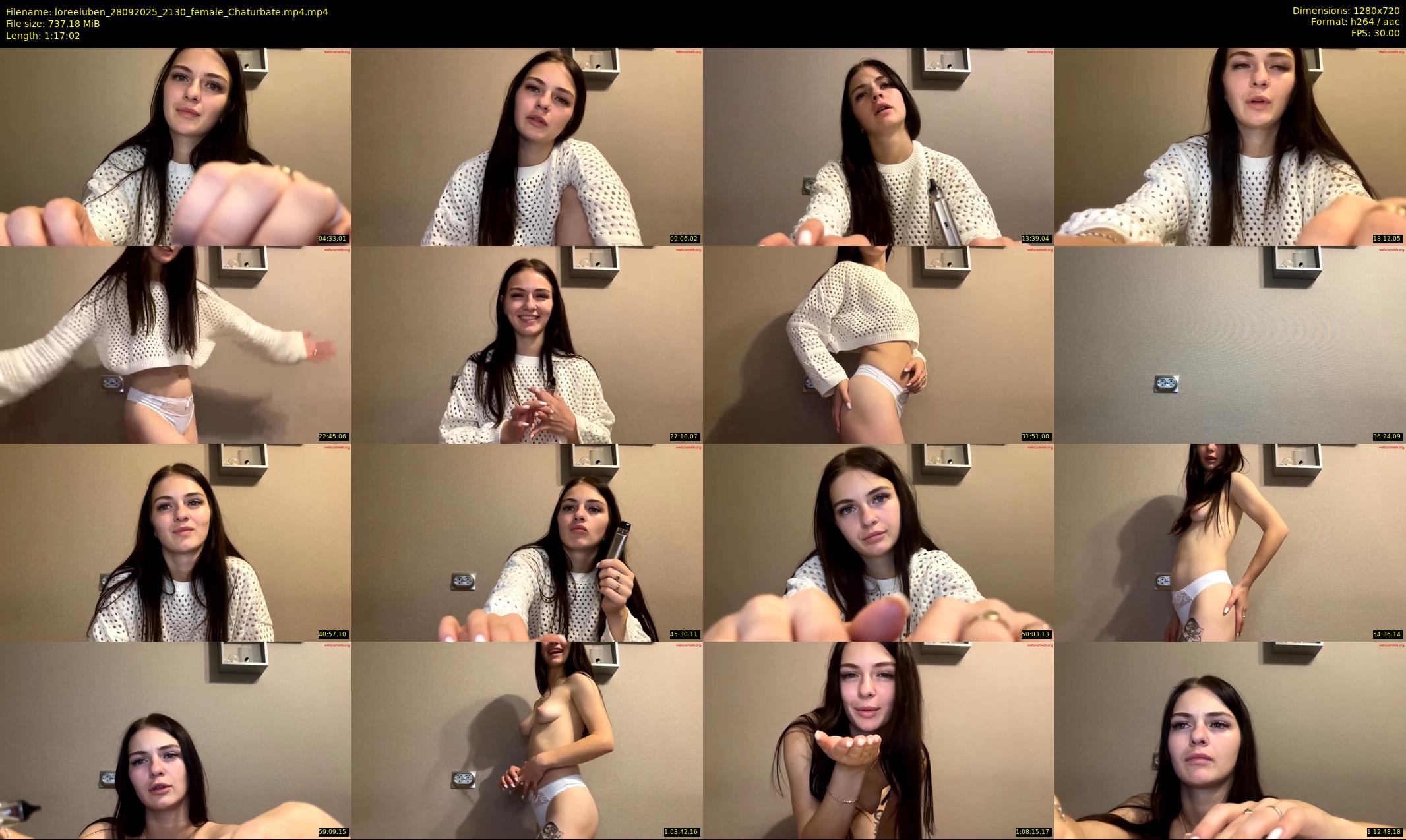 loreeluben — 78 minute Chaturbate female cam show recording, 720p, Sep 28, 2025