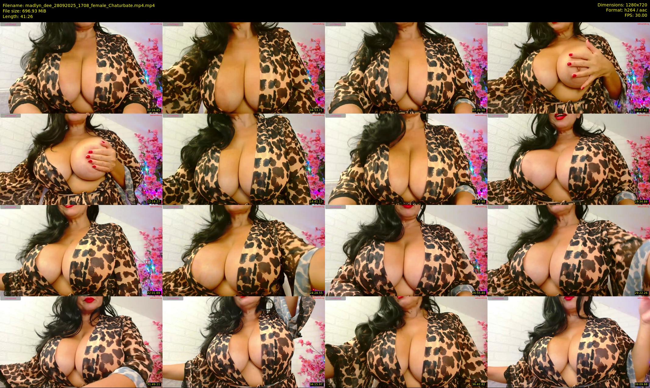 madlyn_dee — 42 minute Chaturbate female cam show recording, 720p, Sep 28, 2025