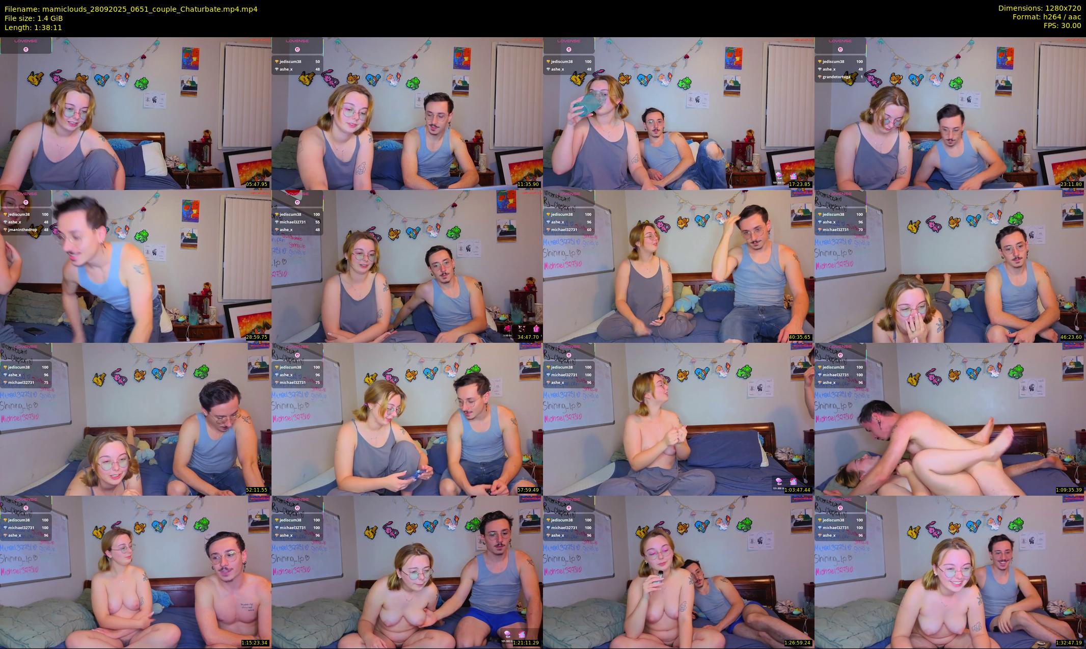 mamiclouds — 99 minute Chaturbate female cam show recording, 720p, Sep 28, 2025
