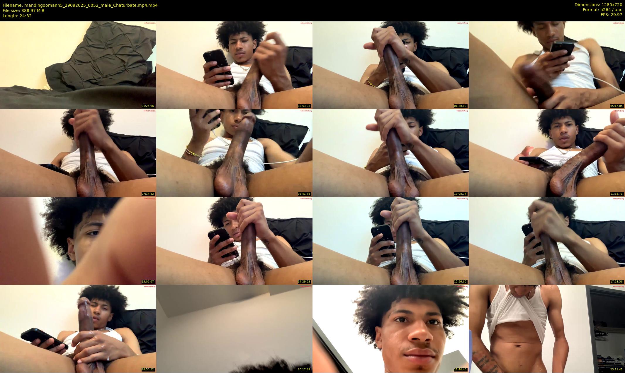 mandingoomann5 — 25 minute Chaturbate male cam show recording, 720p, Sep 29, 2025