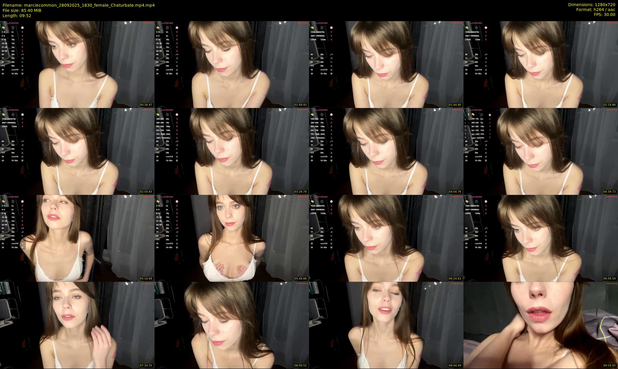marciecommon — 10 minute Chaturbate female cam show recording, 720p, Sep 28, 2025