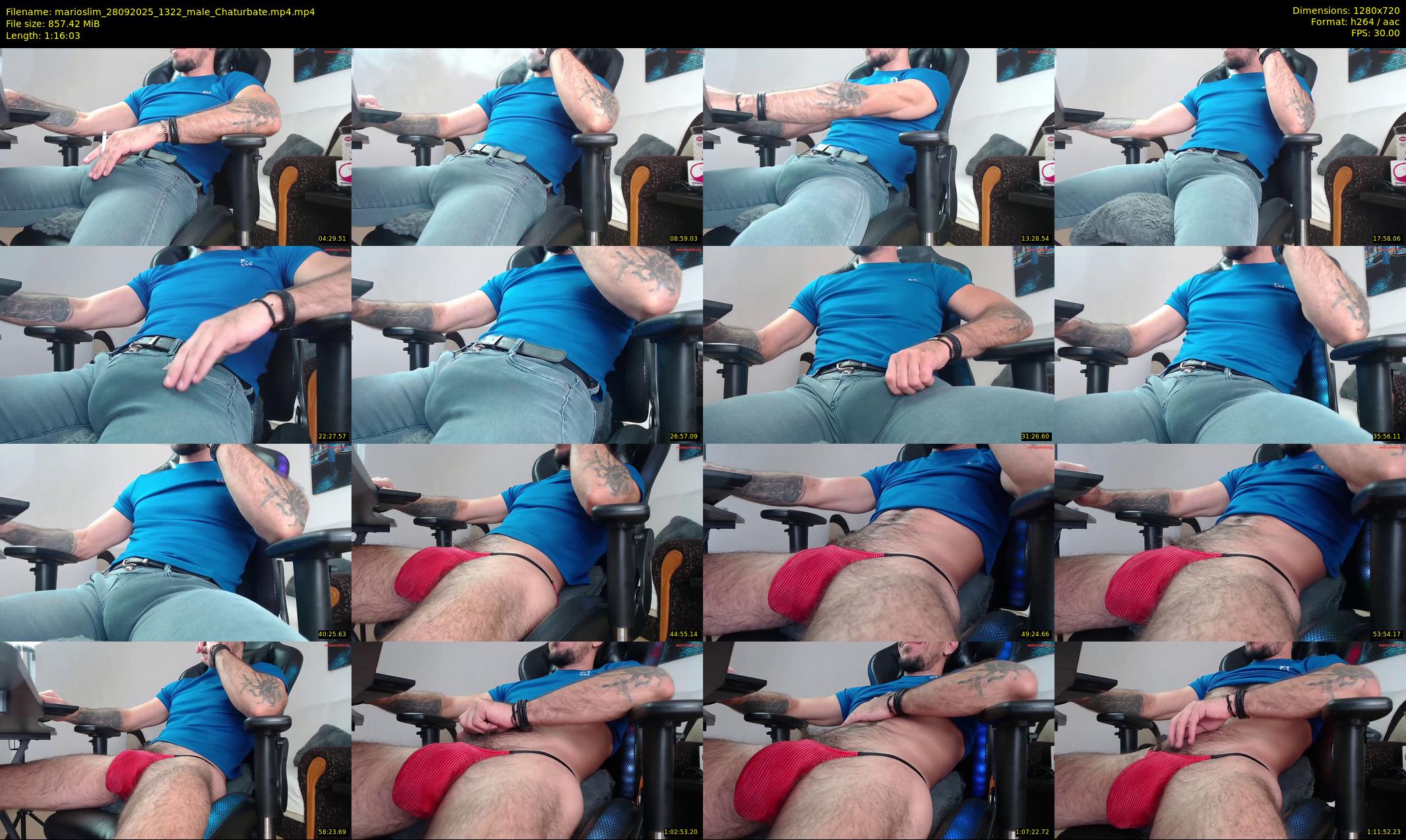 marioslim — 77 minute Chaturbate male cam show recording, 720p, Sep 28, 2025