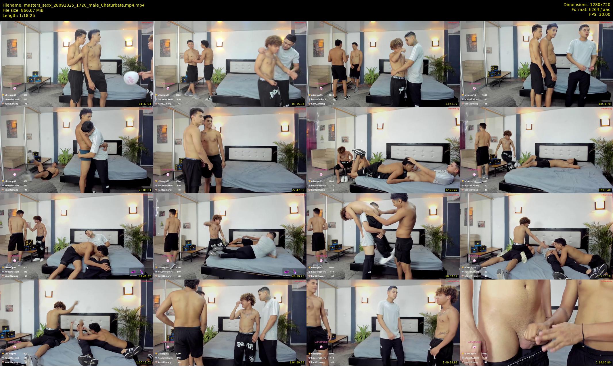 masters_sexx — 79 minute Chaturbate male cam show recording, 720p, Sep 28, 2025