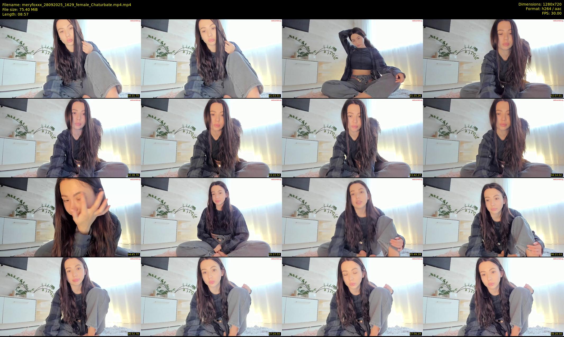 meryfoxxx — 9 minute Chaturbate female cam show recording, 720p, Sep 28, 2025