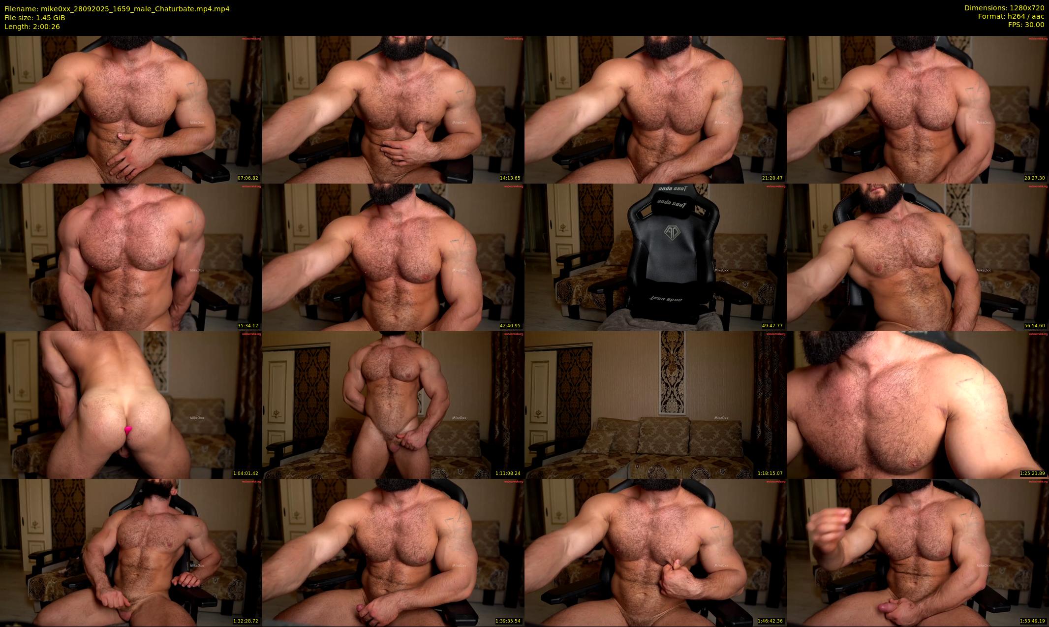 mike0xx — 121 minute Chaturbate male cam show recording, 720p, Sep 28, 2025
