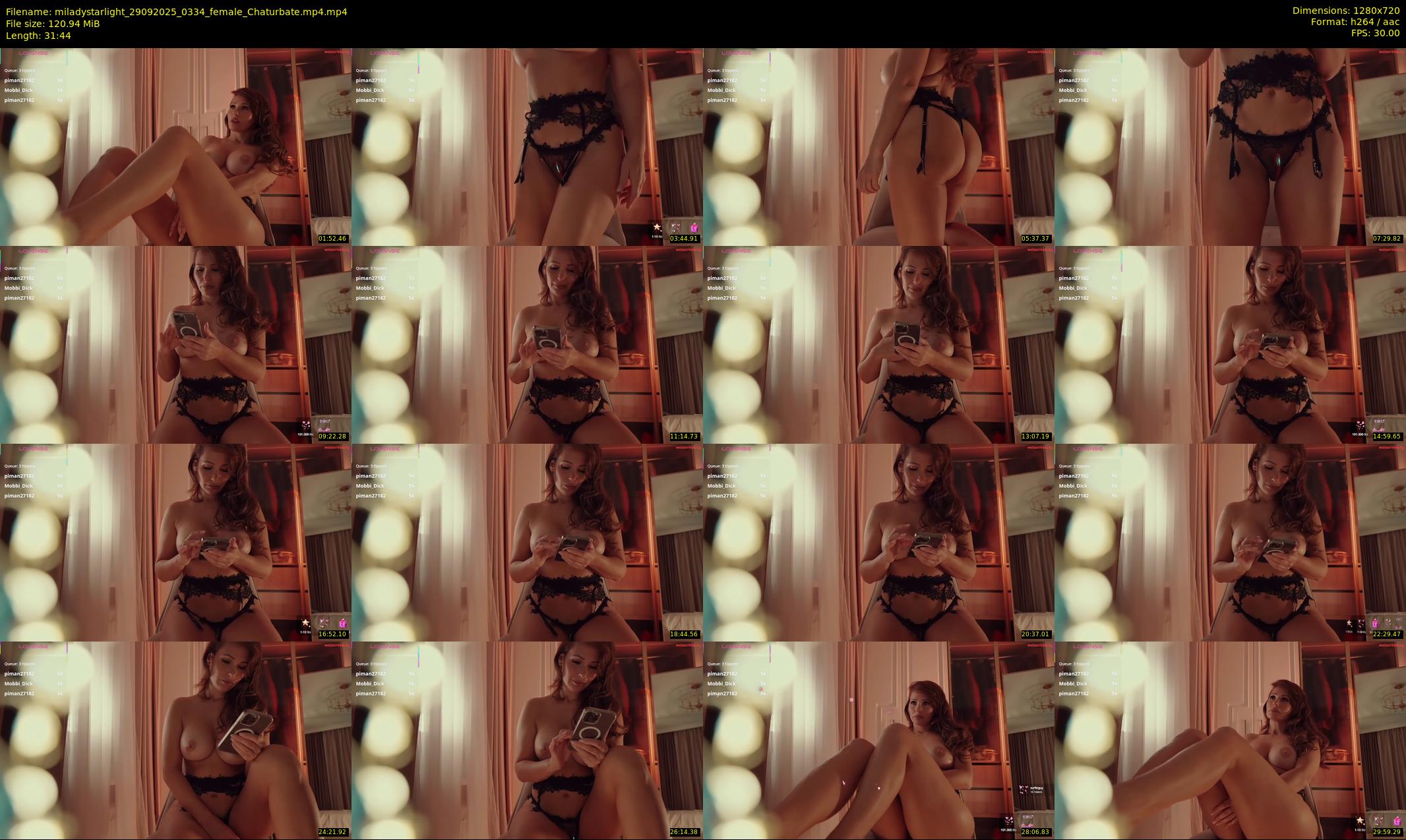 miladystarlight — 32 minute Chaturbate female cam show recording, 720p, Sep 29, 2025