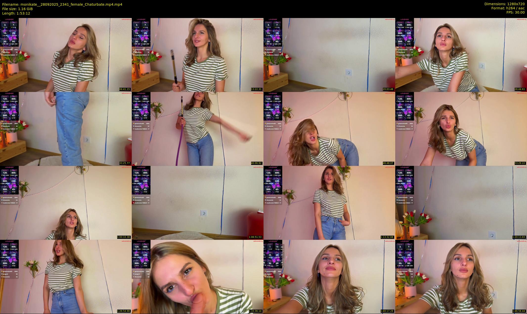 monikate_ — 114 minute Chaturbate couple cam show recording, 720p, Sep 28, 2025