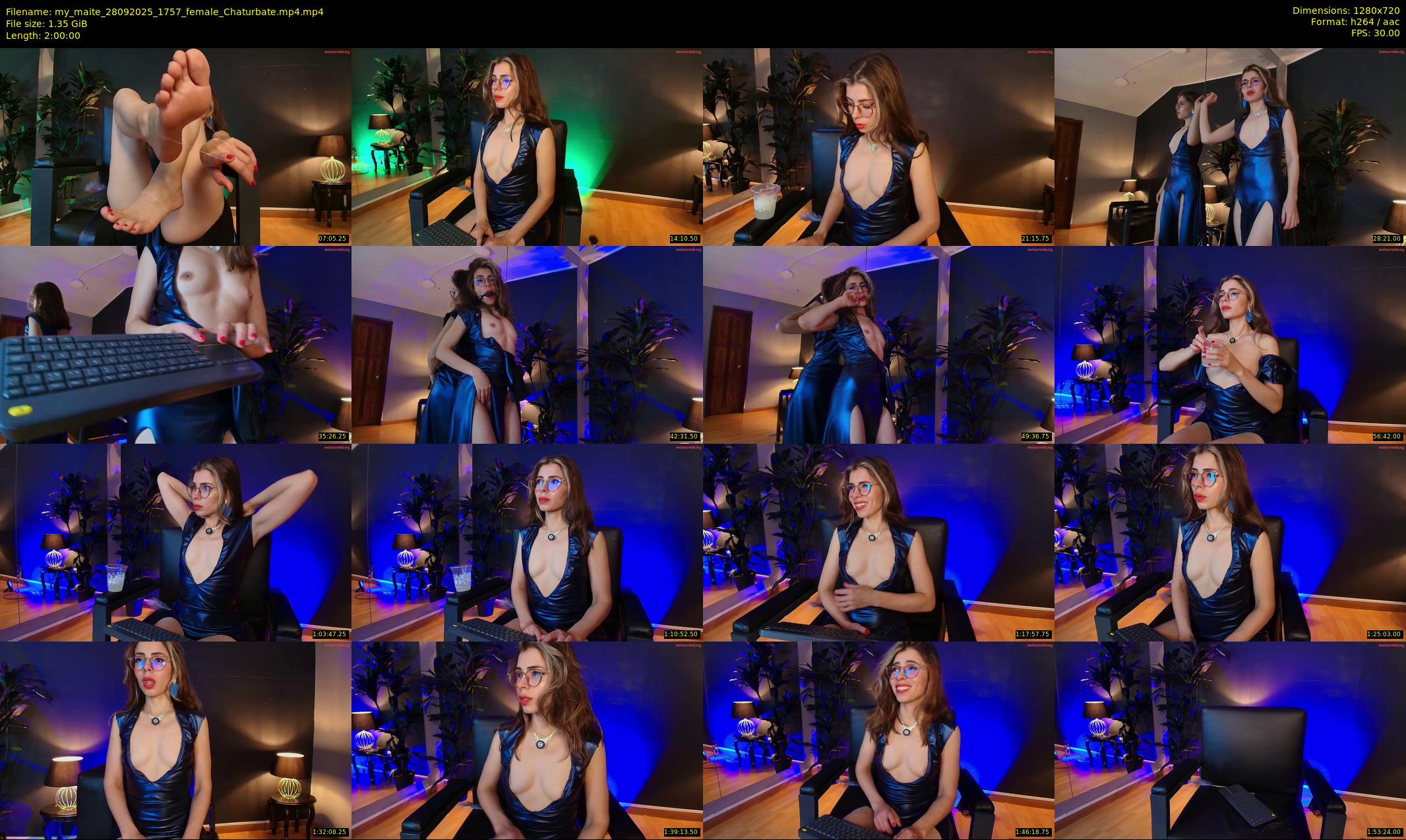 my_maite — 120 minute Chaturbate female cam show recording, 720p, Sep 28, 2025