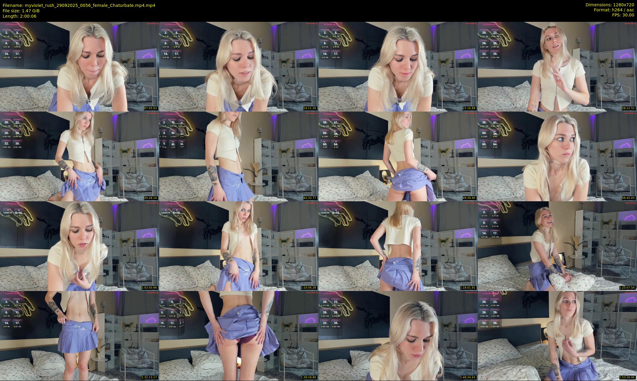 myviolet_rush — 121 minute Chaturbate female cam show recording, 720p, Sep 29, 2025
