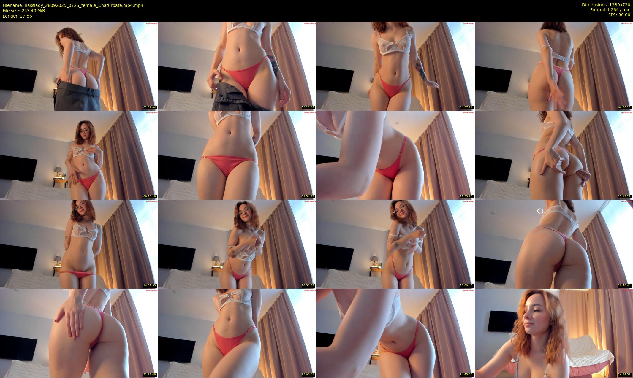 nasslady — 28 minute Chaturbate female cam show recording, 720p, Sep 28, 2025