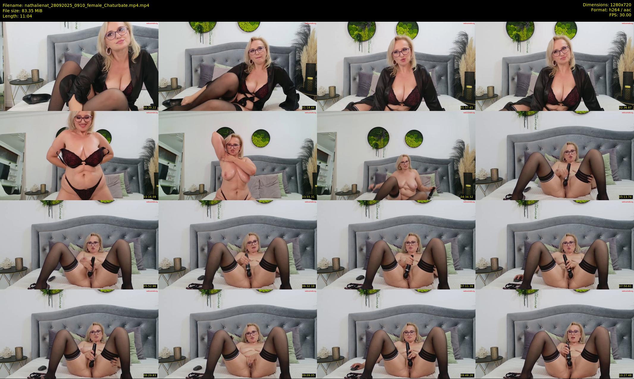 nathalienat — 12 minute Chaturbate female cam show recording, 720p, Sep 28, 2025