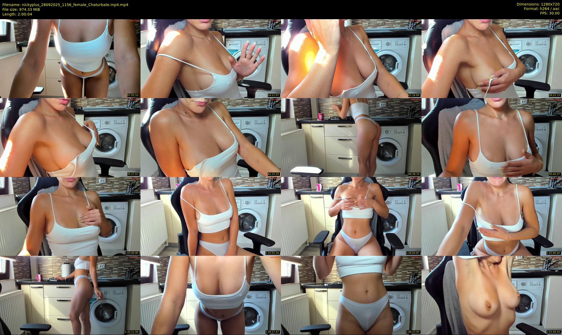 nickyplus — 121 minute Chaturbate couple cam show recording, 720p, Sep 28, 2025