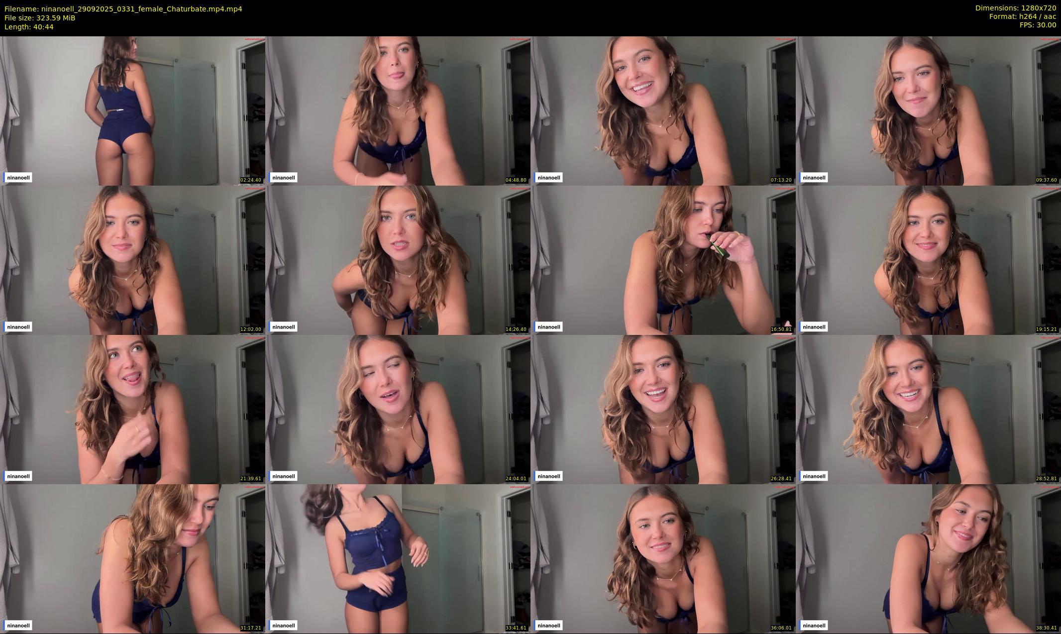 ninanoell — 41 minute Chaturbate female cam show recording, 720p, Sep 29, 2025