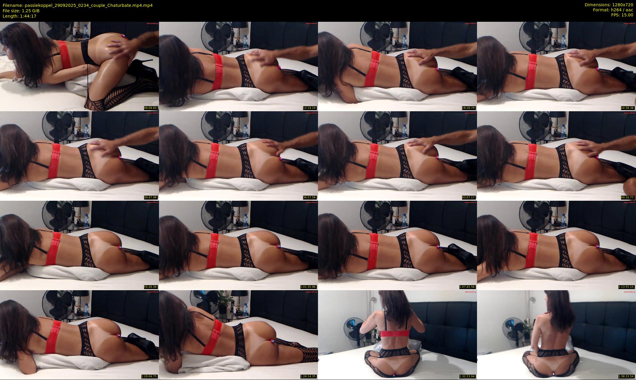 passiekoppel — 105 minute Chaturbate couple cam show recording, 720p, Sep 29, 2025