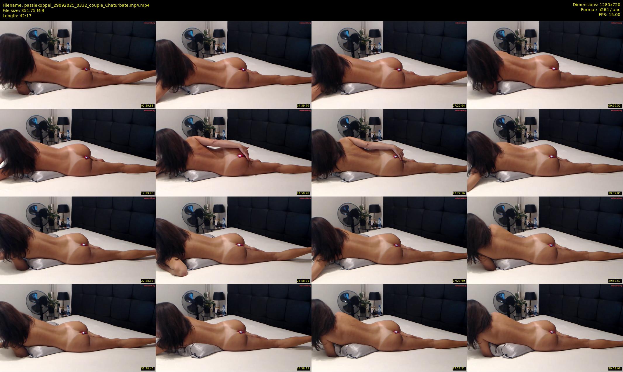 passiekoppel — 43 minute Chaturbate couple cam show recording, 720p, Sep 29, 2025