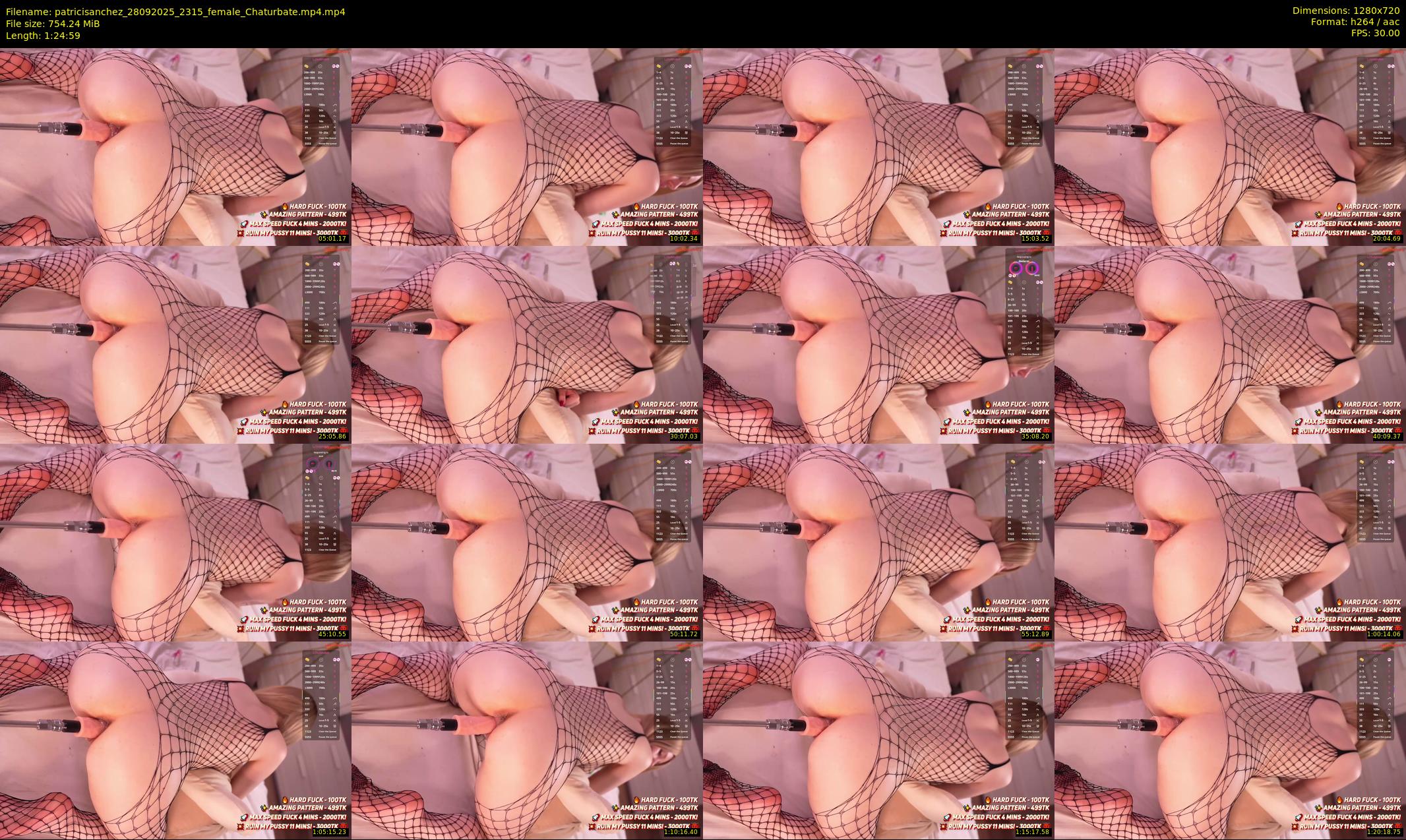patricisanchez — 85 minute Chaturbate female cam show recording, 720p, Sep 28, 2025